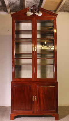 George III Mahogany Bookcase - 18th Century