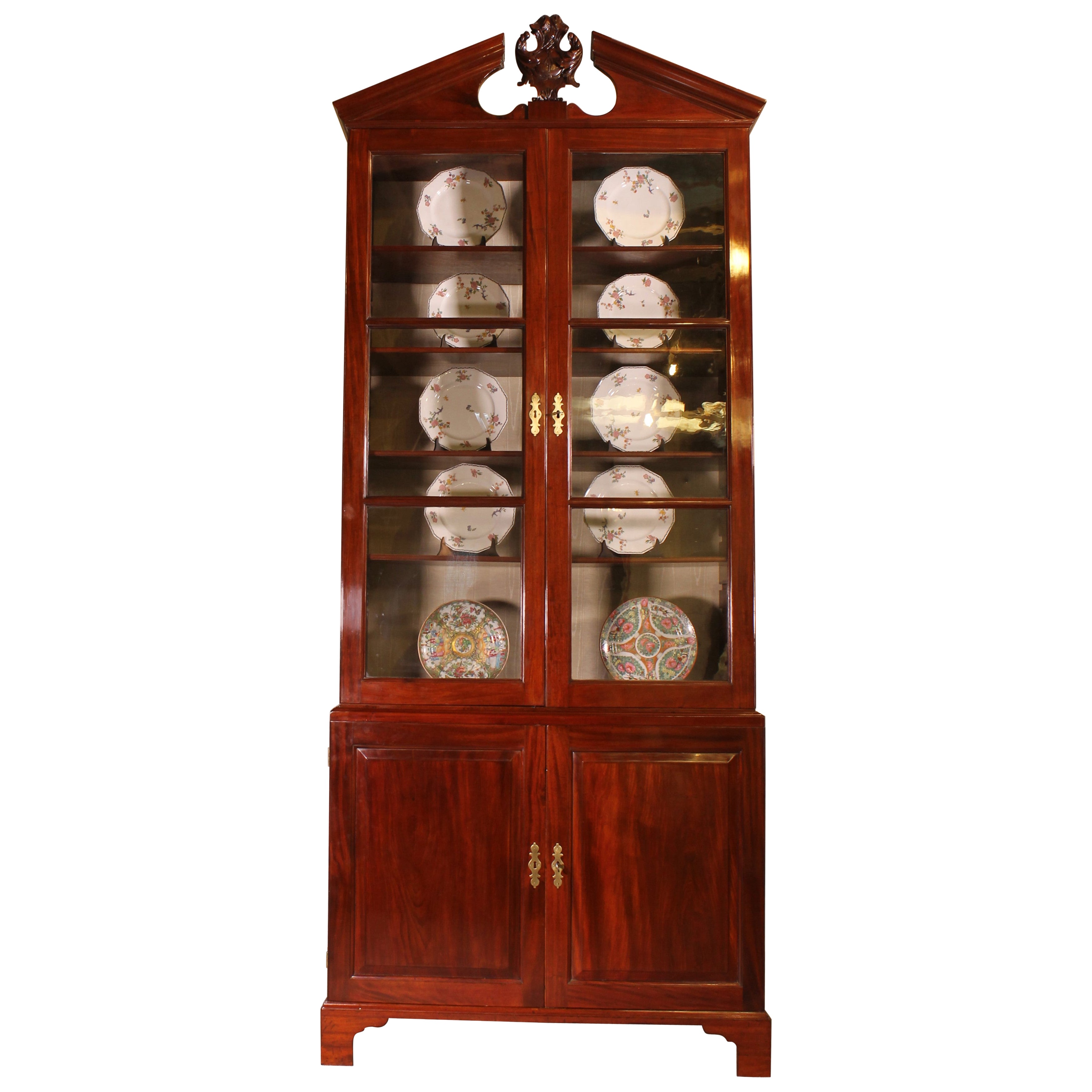 George III Mahogany Bookcase - 18th Century