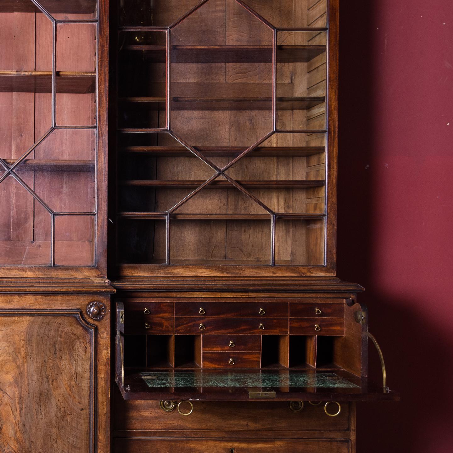 18th Century and Earlier George III Mahogany Bookcase