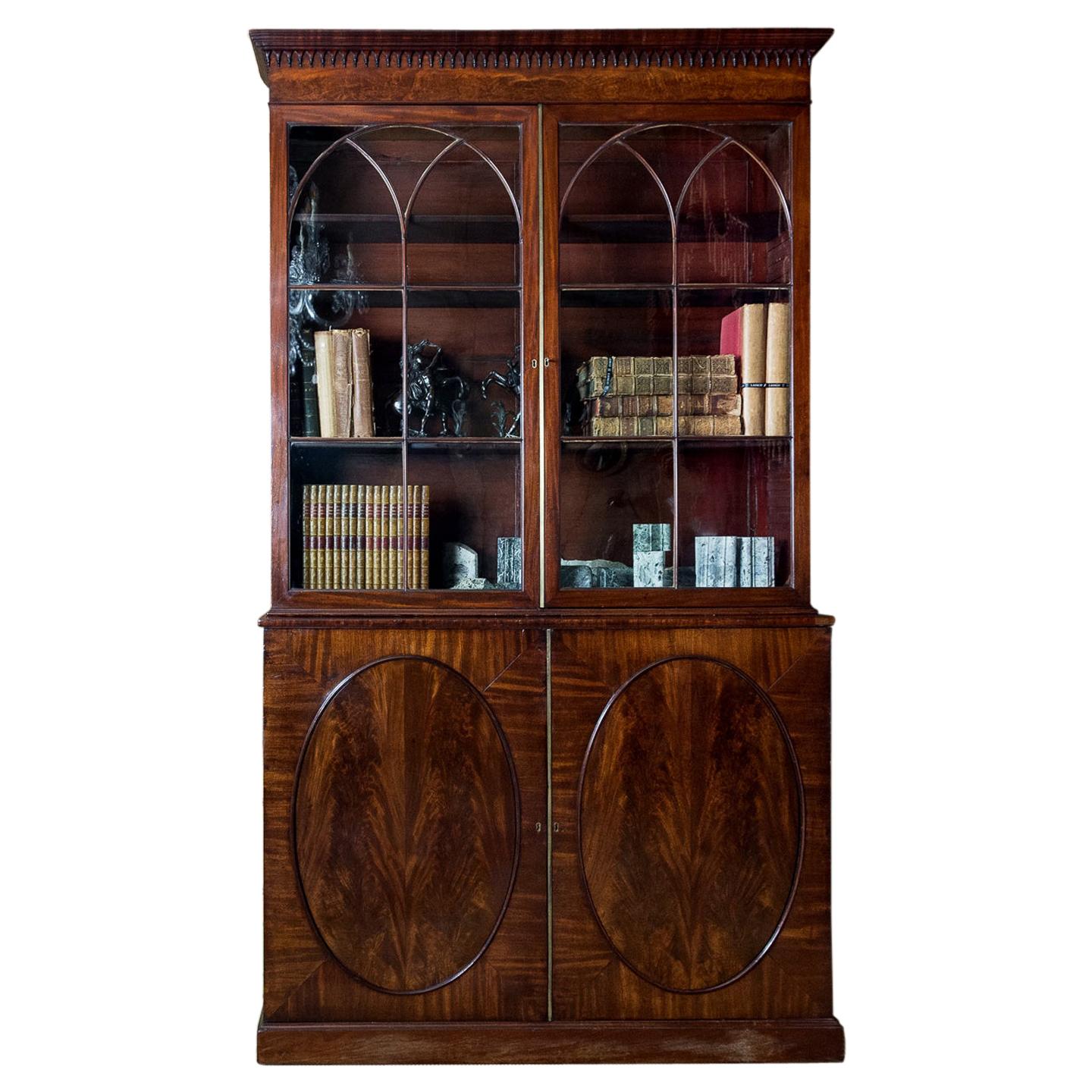 George III Mahogany Bookcase