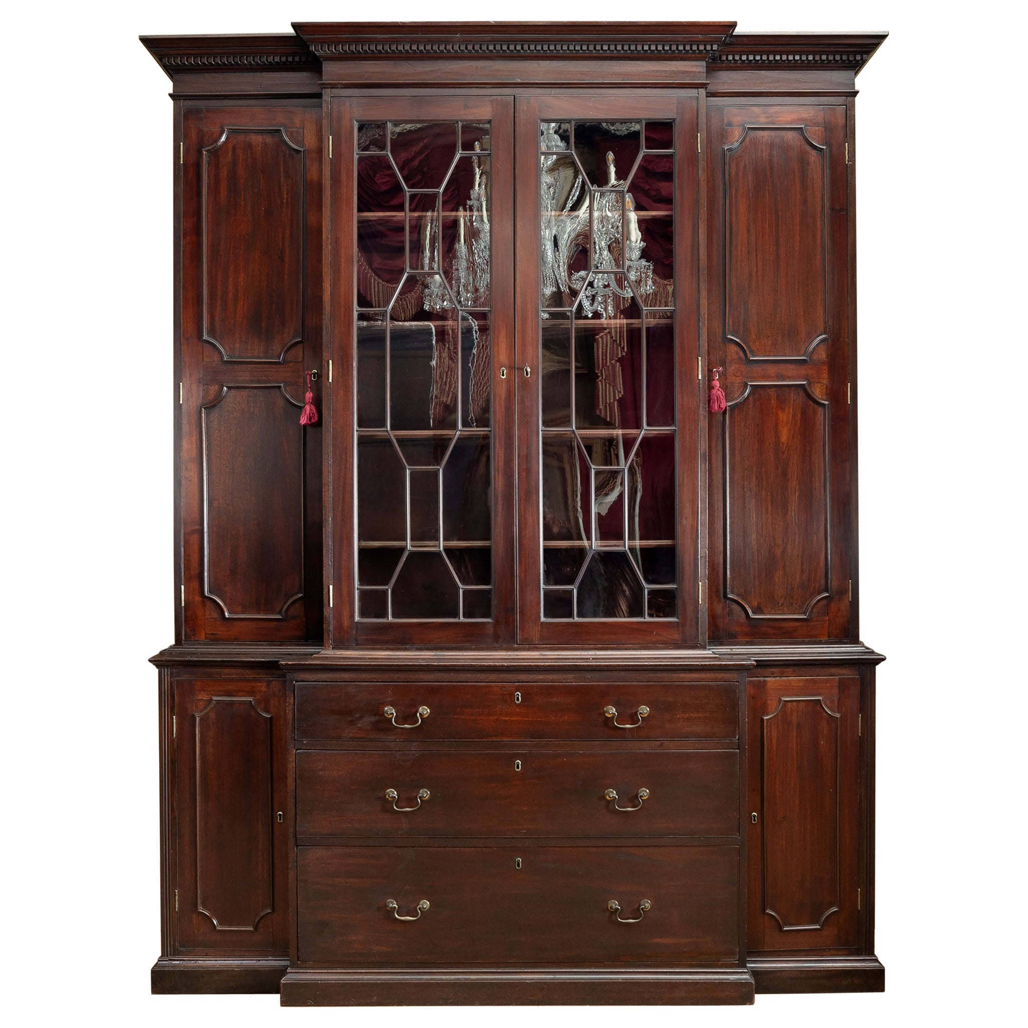George III Mahogany Bookcase