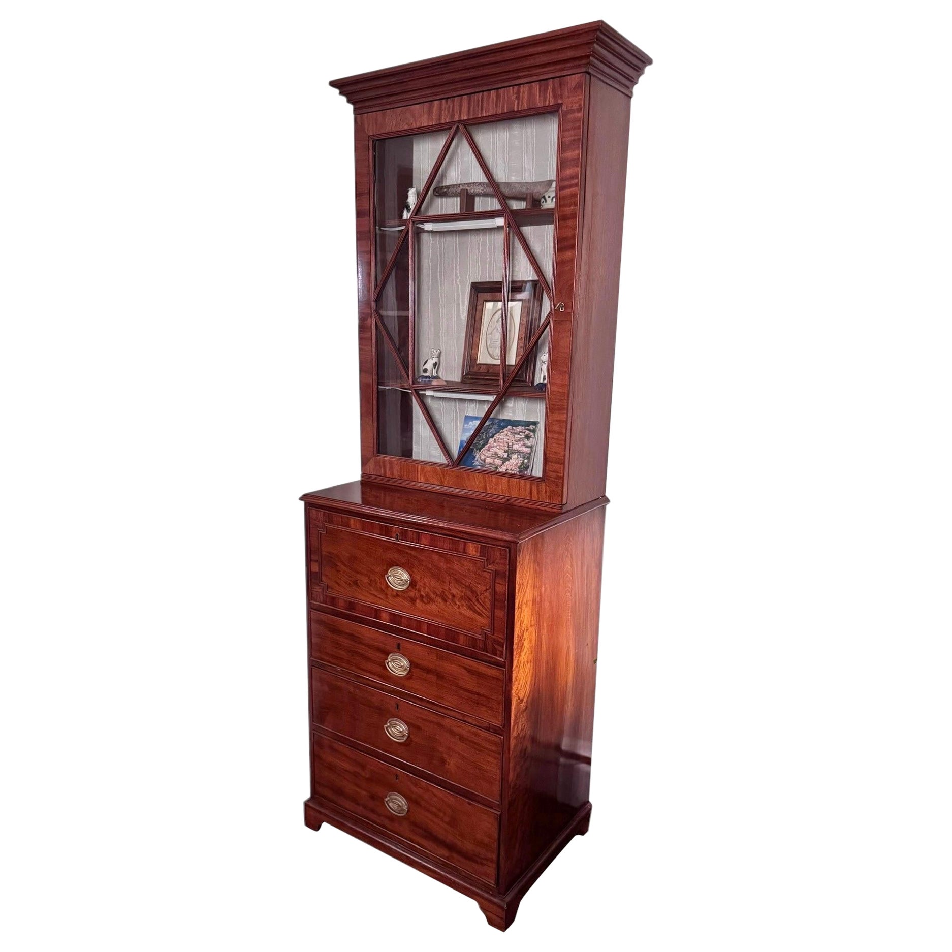George III Mahogany Bookcase