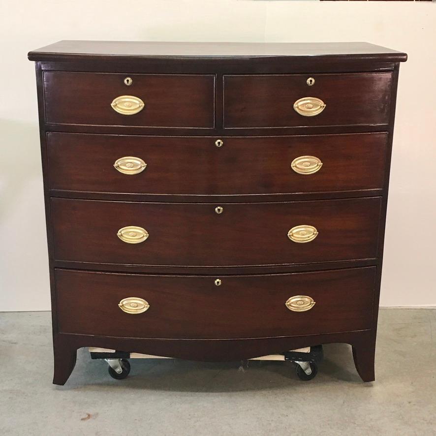 bow front chest of drawers for sale