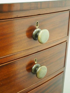 George III Mahogany Bow Fronted Chest of Drawers, circa 1810