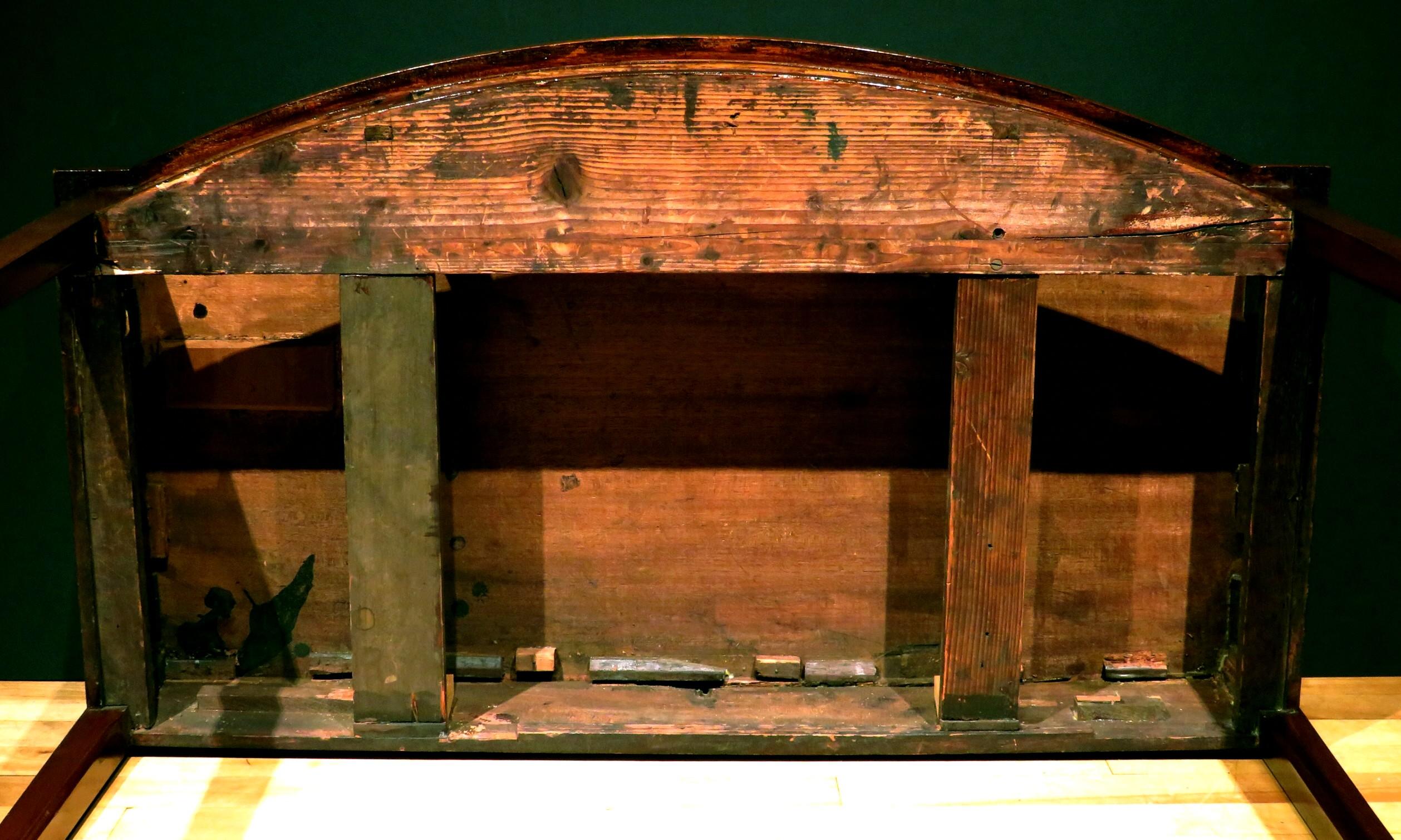 George III Mahogany Bow Fronted Writing Table / Sofa Table, English, circa 1800 6