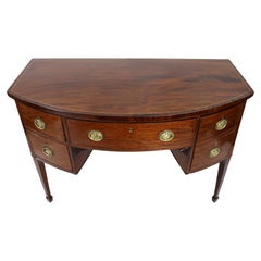 George III Mahagoni Anrichte mit Bogenfront Serviertisch