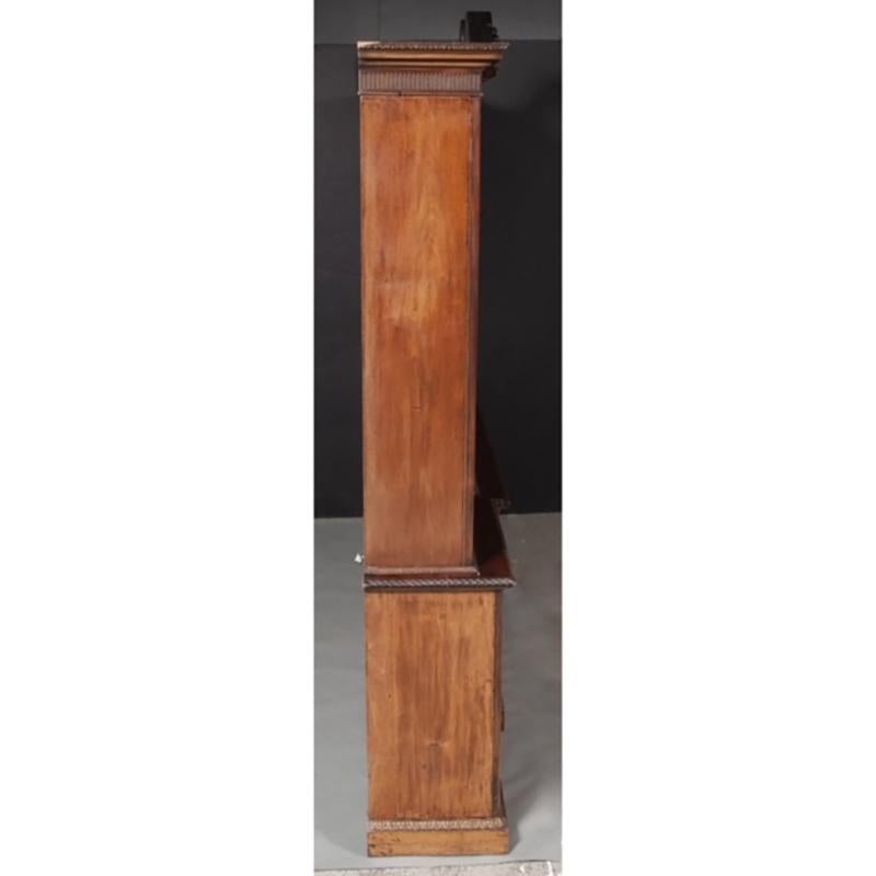George III Mahogany Breakfront Bookcase For Sale 1