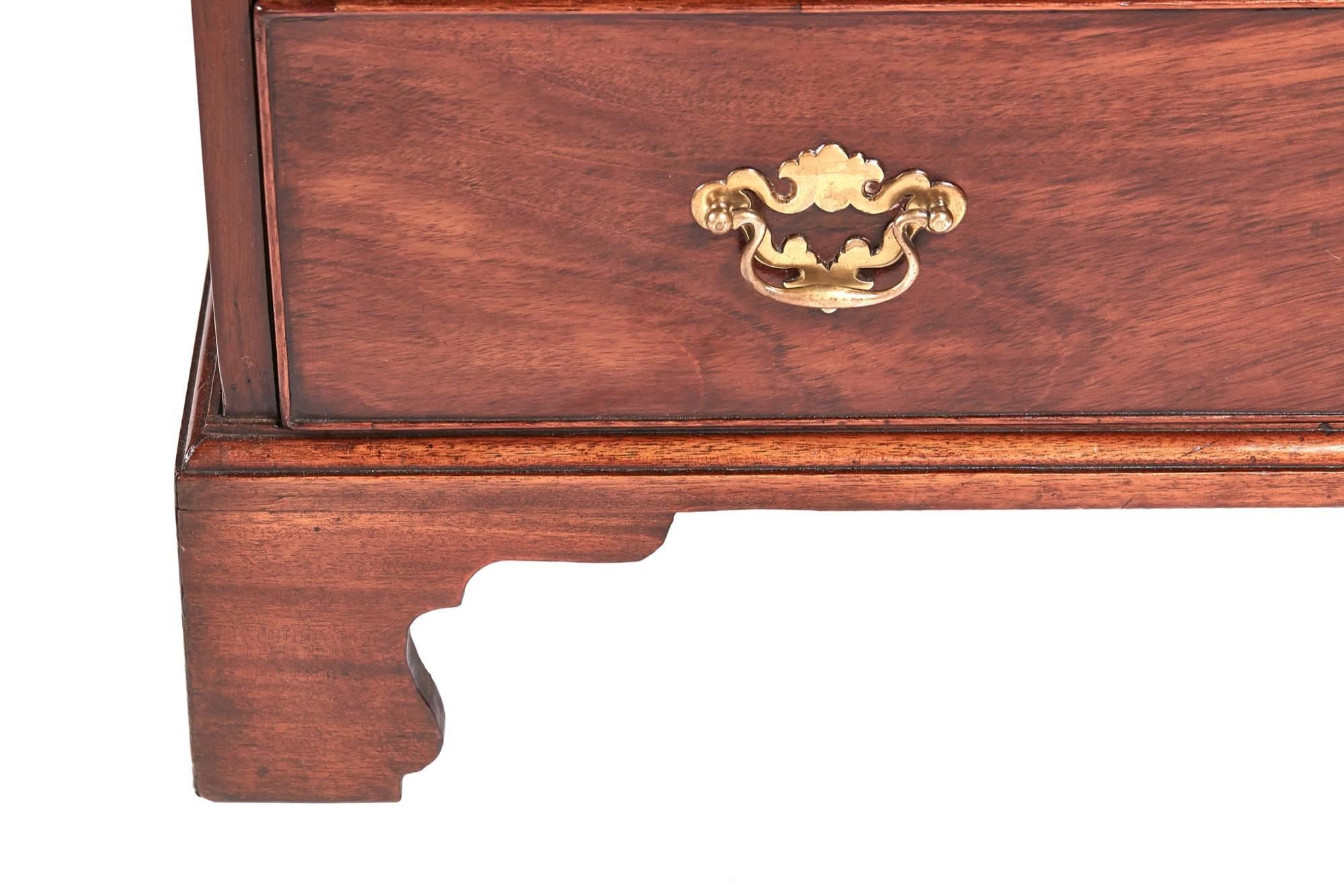 George III Mahogany Bureau For Sale 9