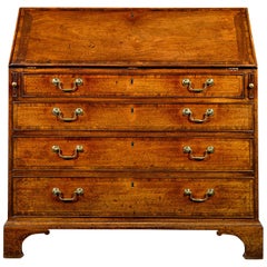 George III Mahogany Bureau