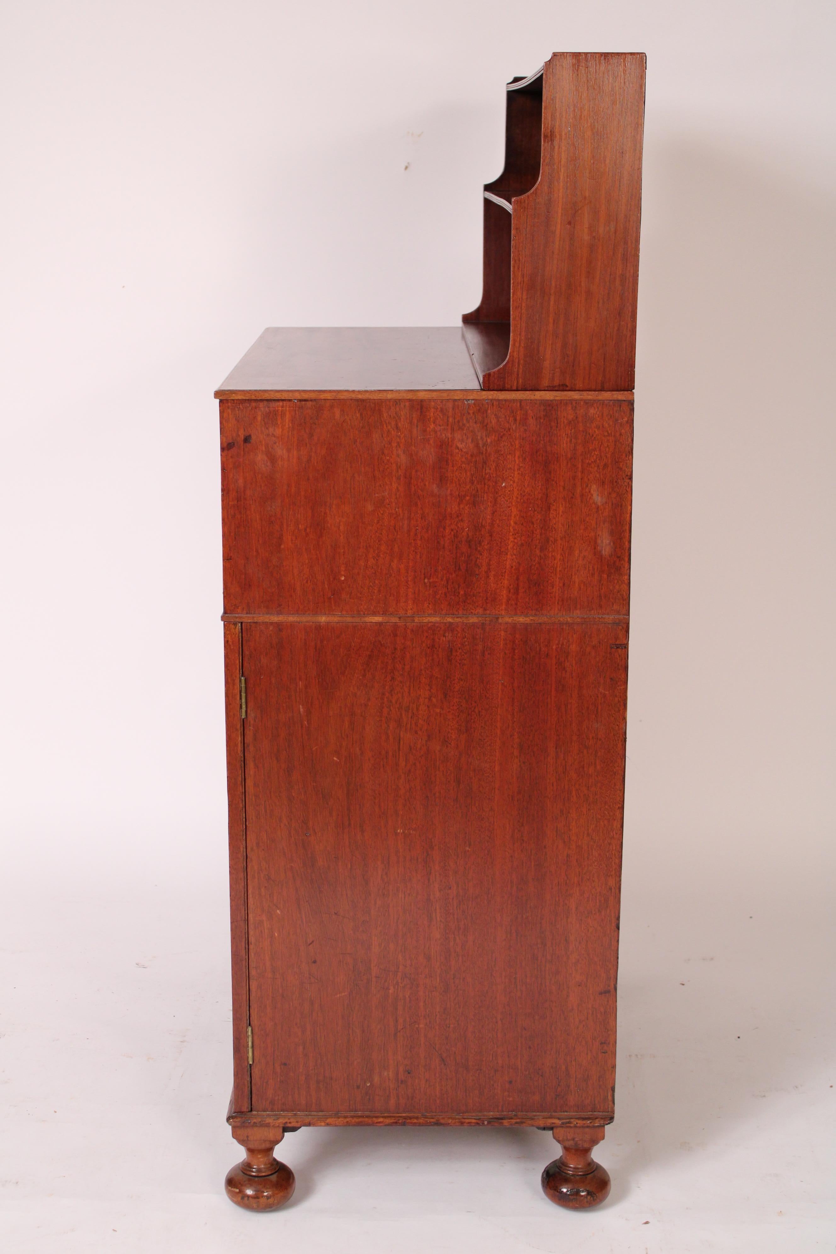 George III Mahogany Butlers Desk 1