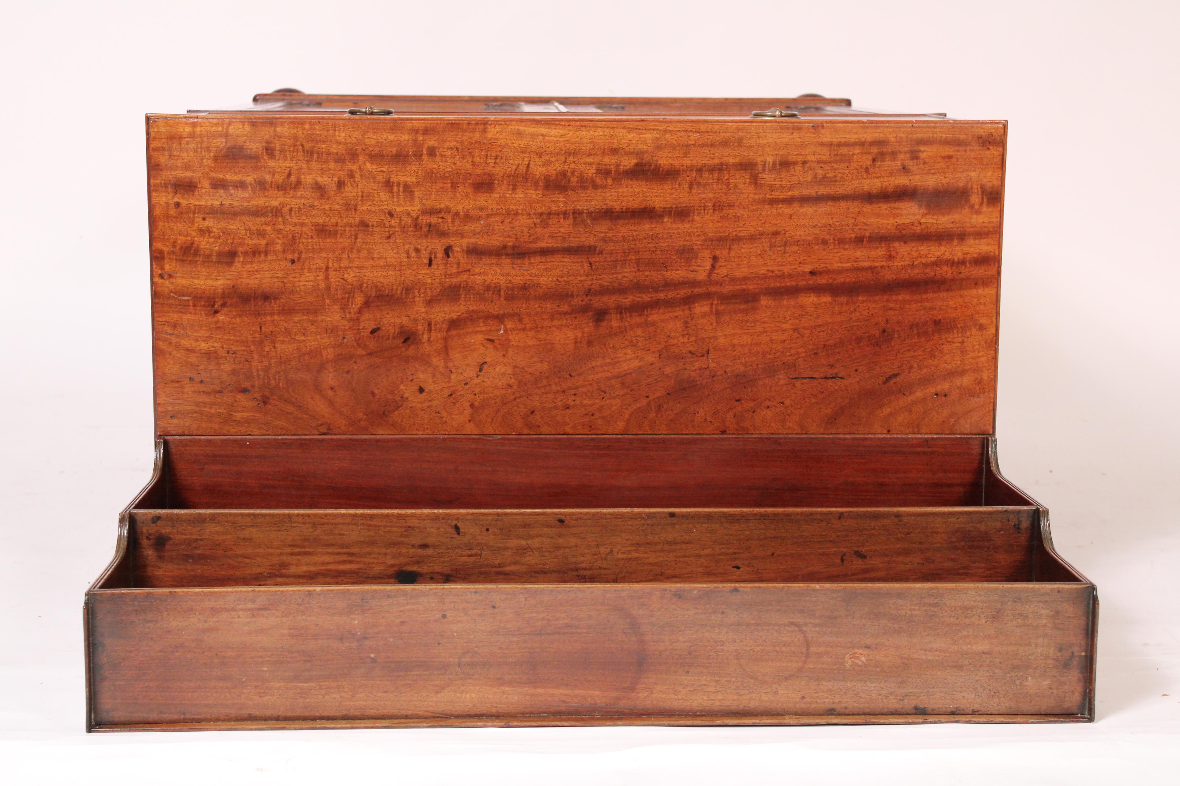 George III Mahogany Butlers Desk 3