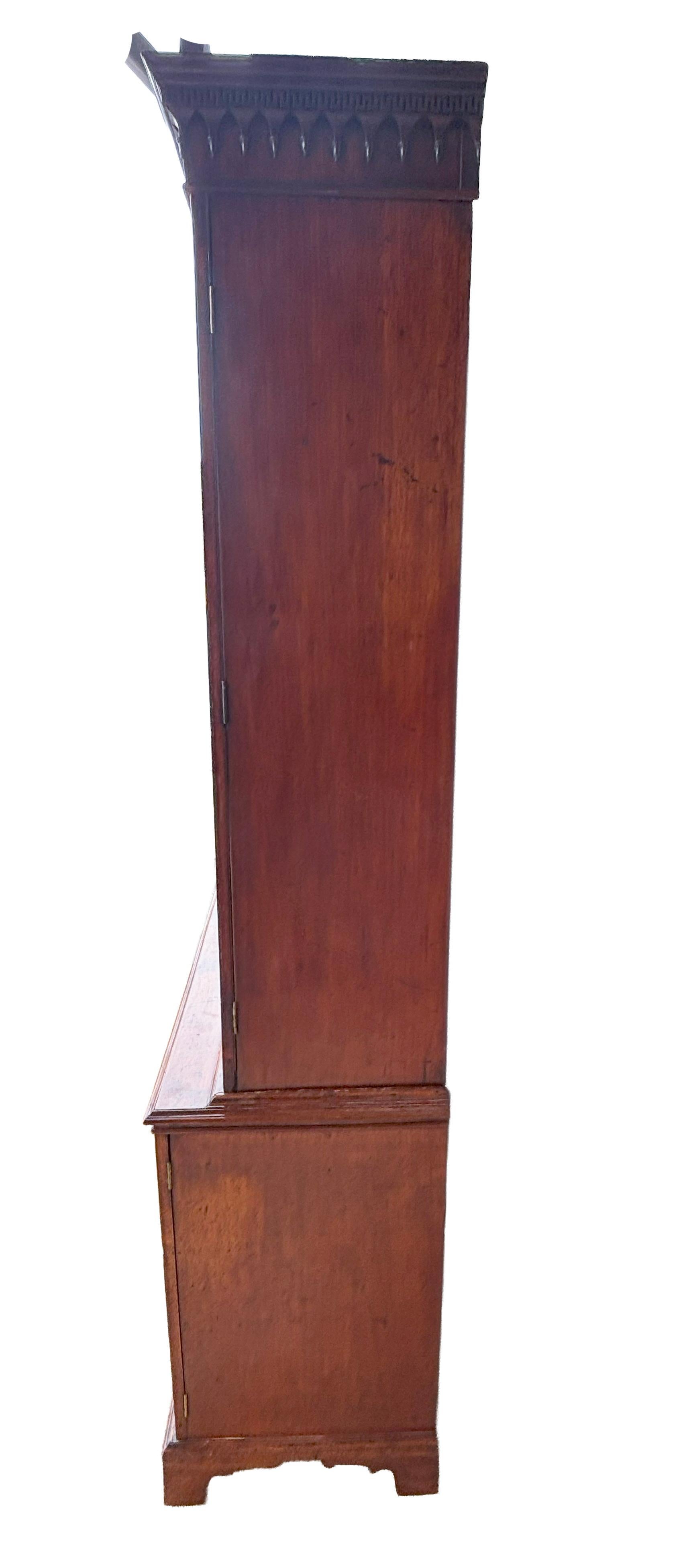 Late 18th Century George III Mahogany Cabinet For Sale