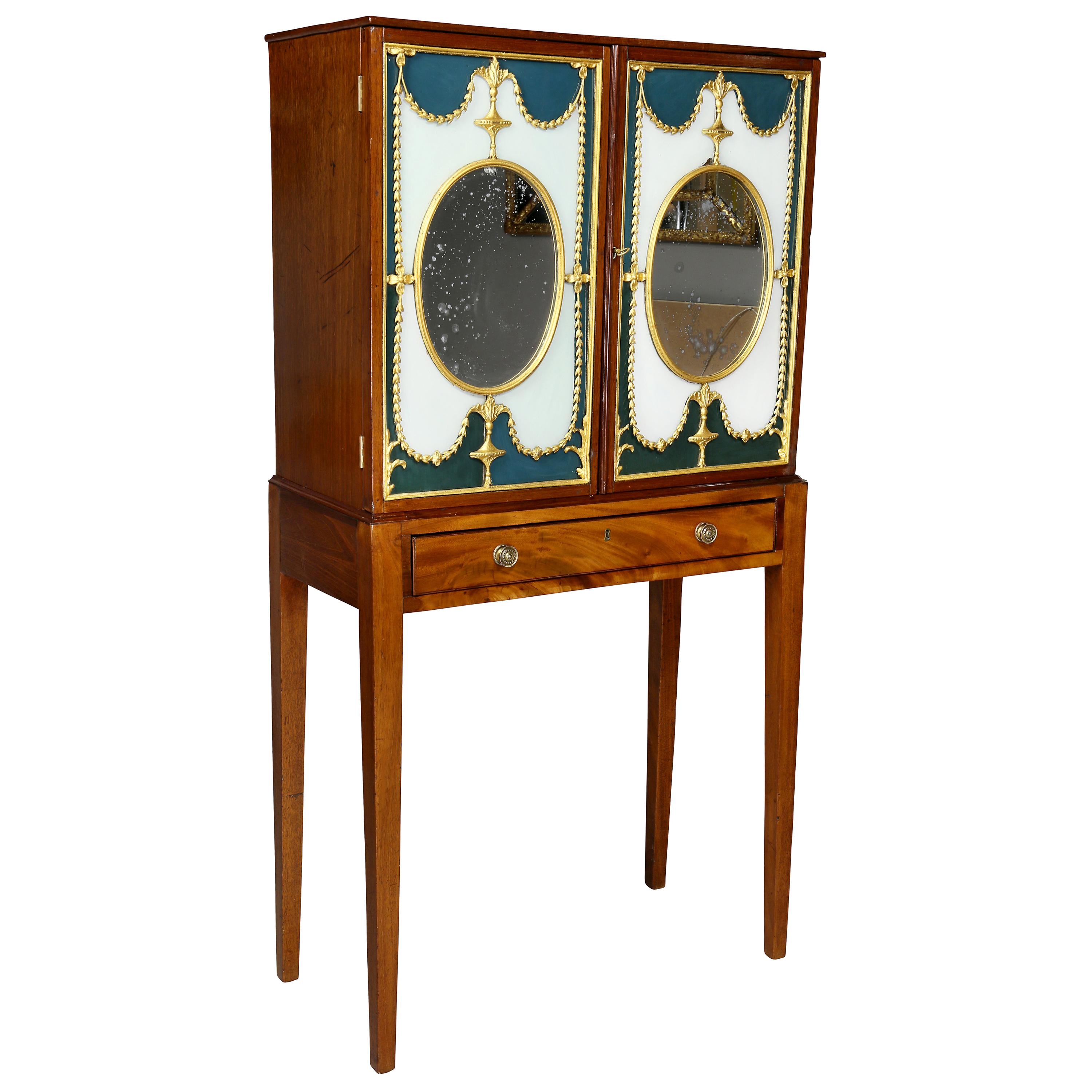 A Beautiful Red Lacquer I Style Cocktail On