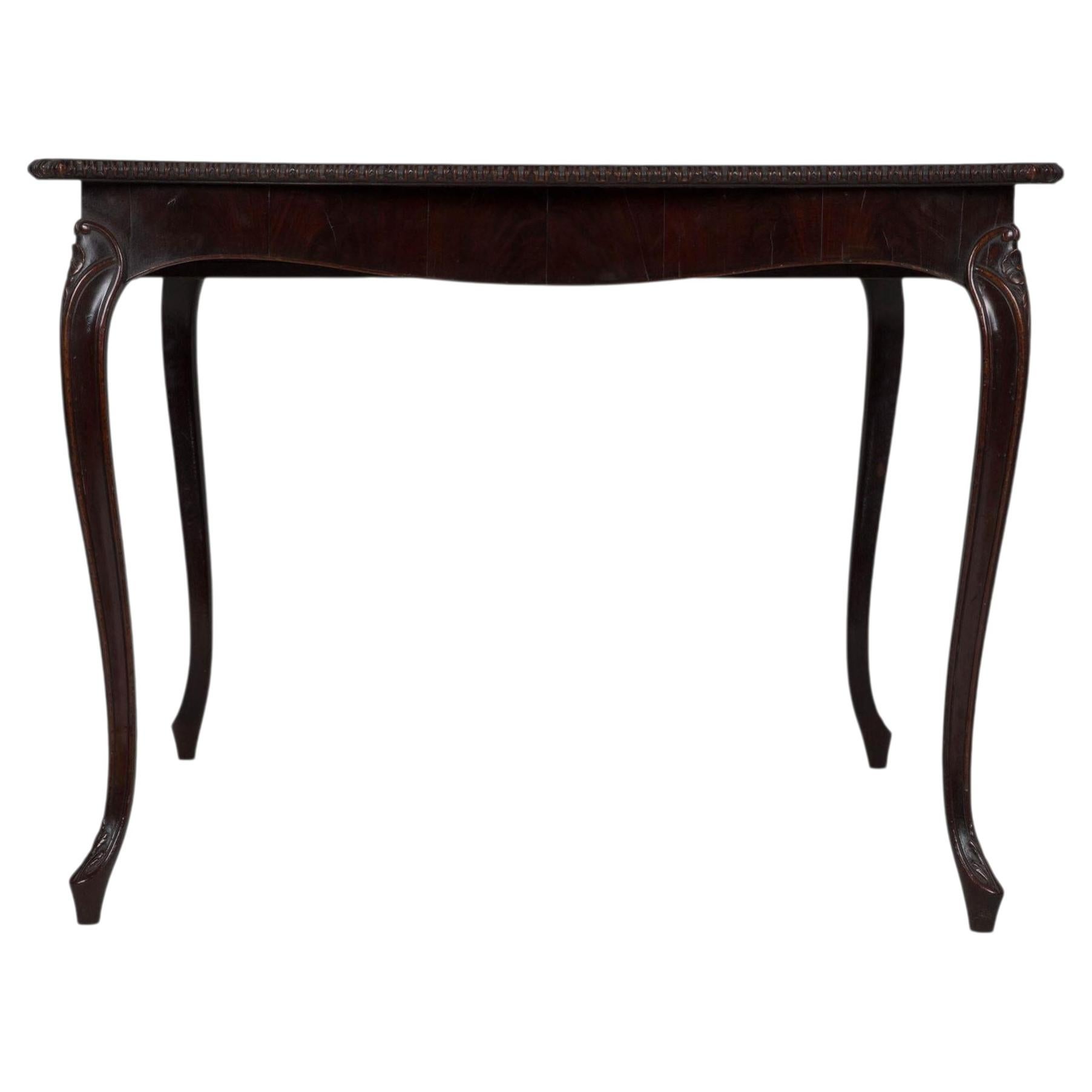 George III Mahogany Card Table