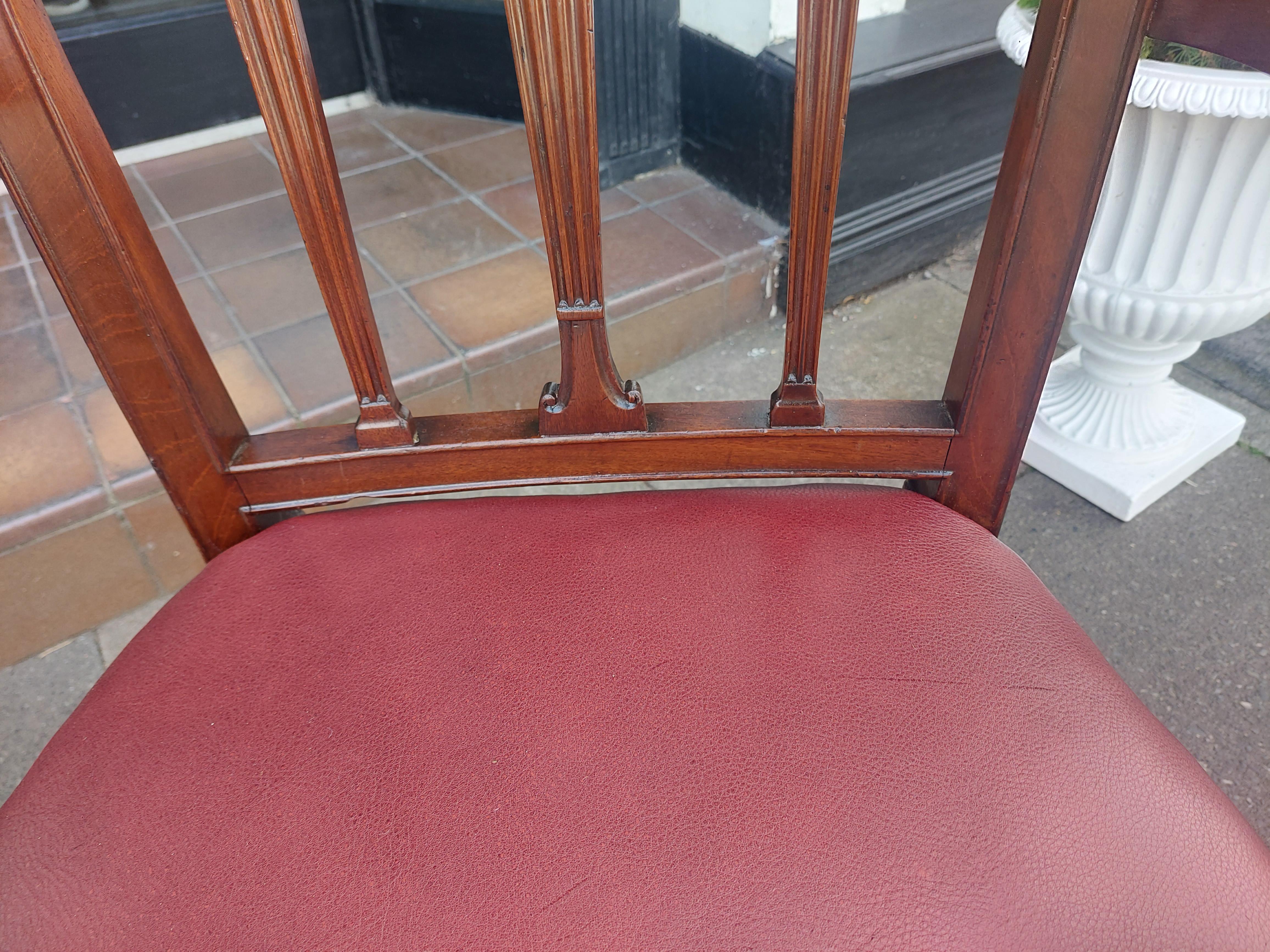 Late 18th Century George III Mahogany Carver Chair For Sale