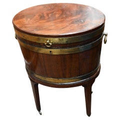 Antique George III Mahogany Cellerette Wine Chest Champagne Bucket 1770