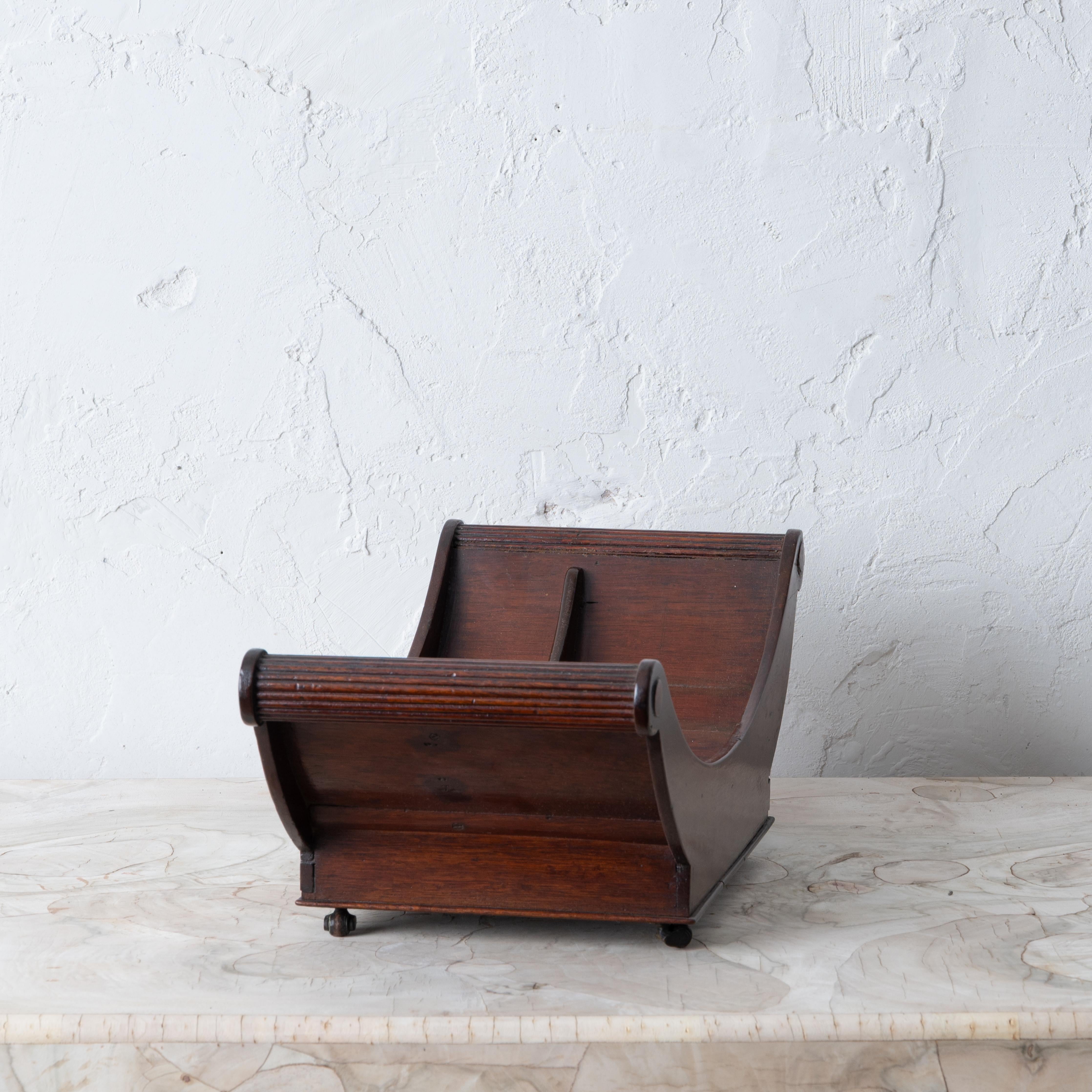 Posavasos de caoba Jorge III siglo XIX en venta