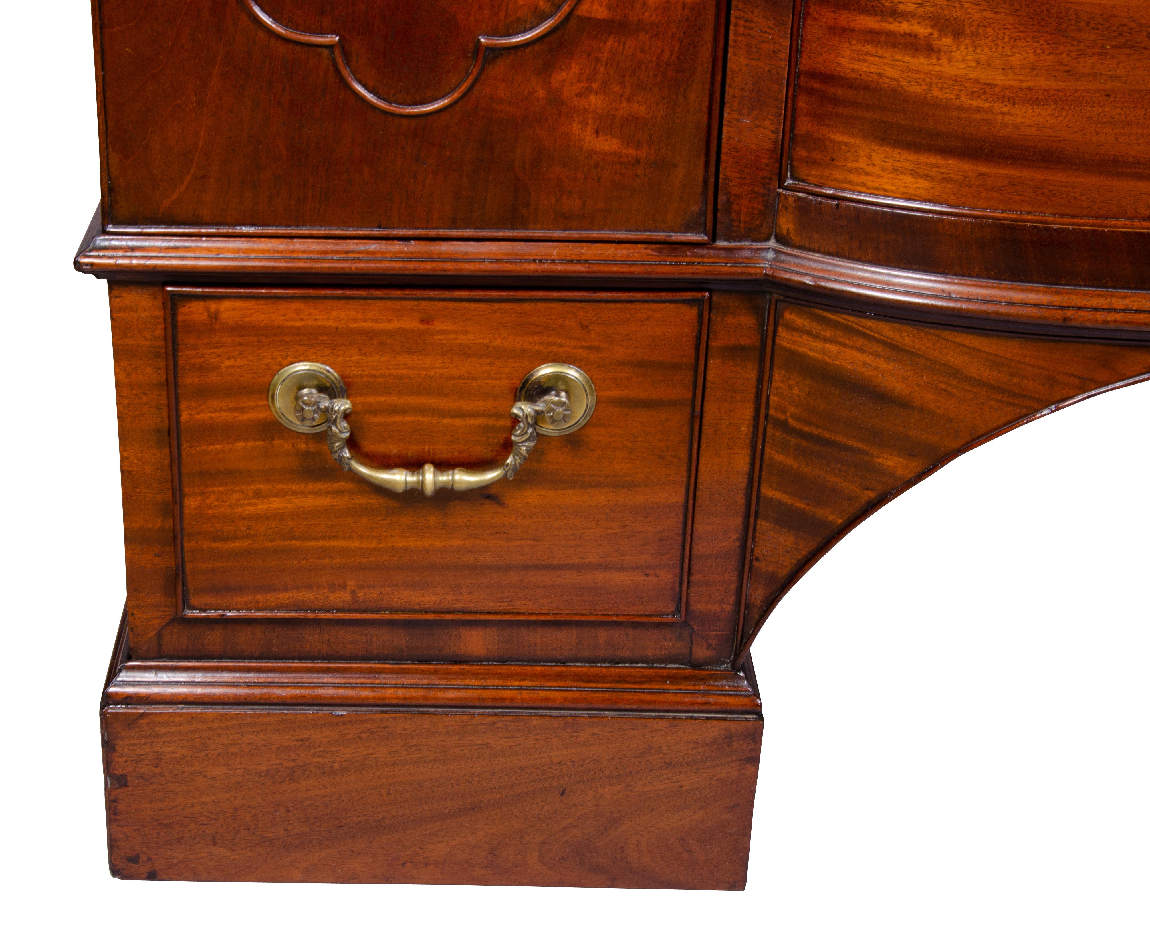 George III Mahogany Chest Attributed to Wright and Elwick For Sale 10