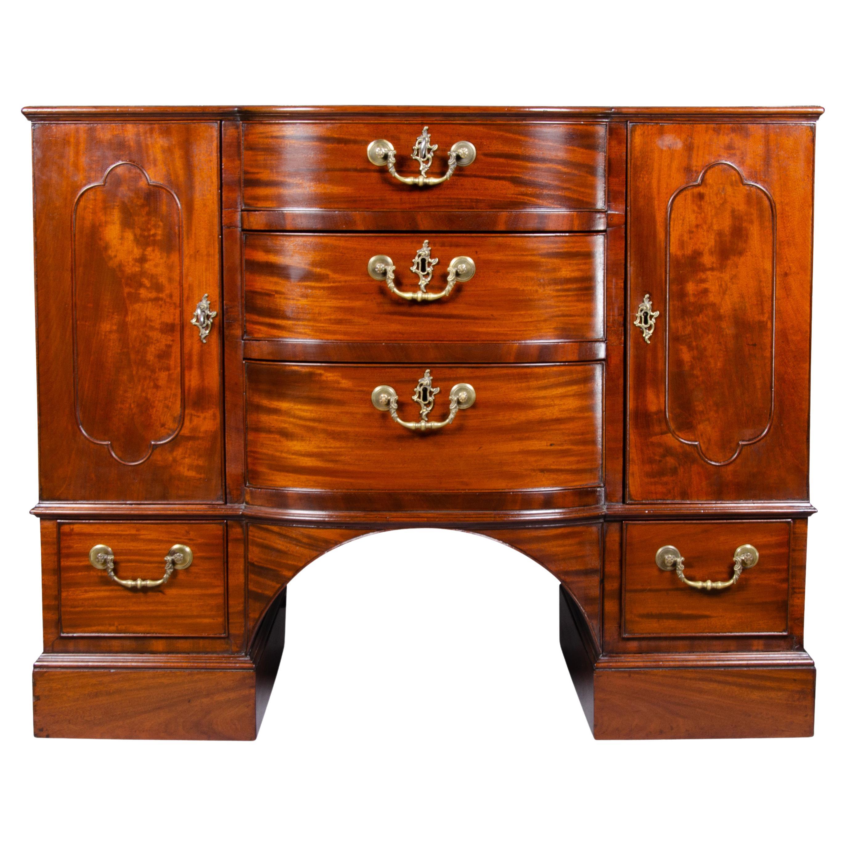 George III Mahogany Chest Attributed to Wright and Elwick For Sale