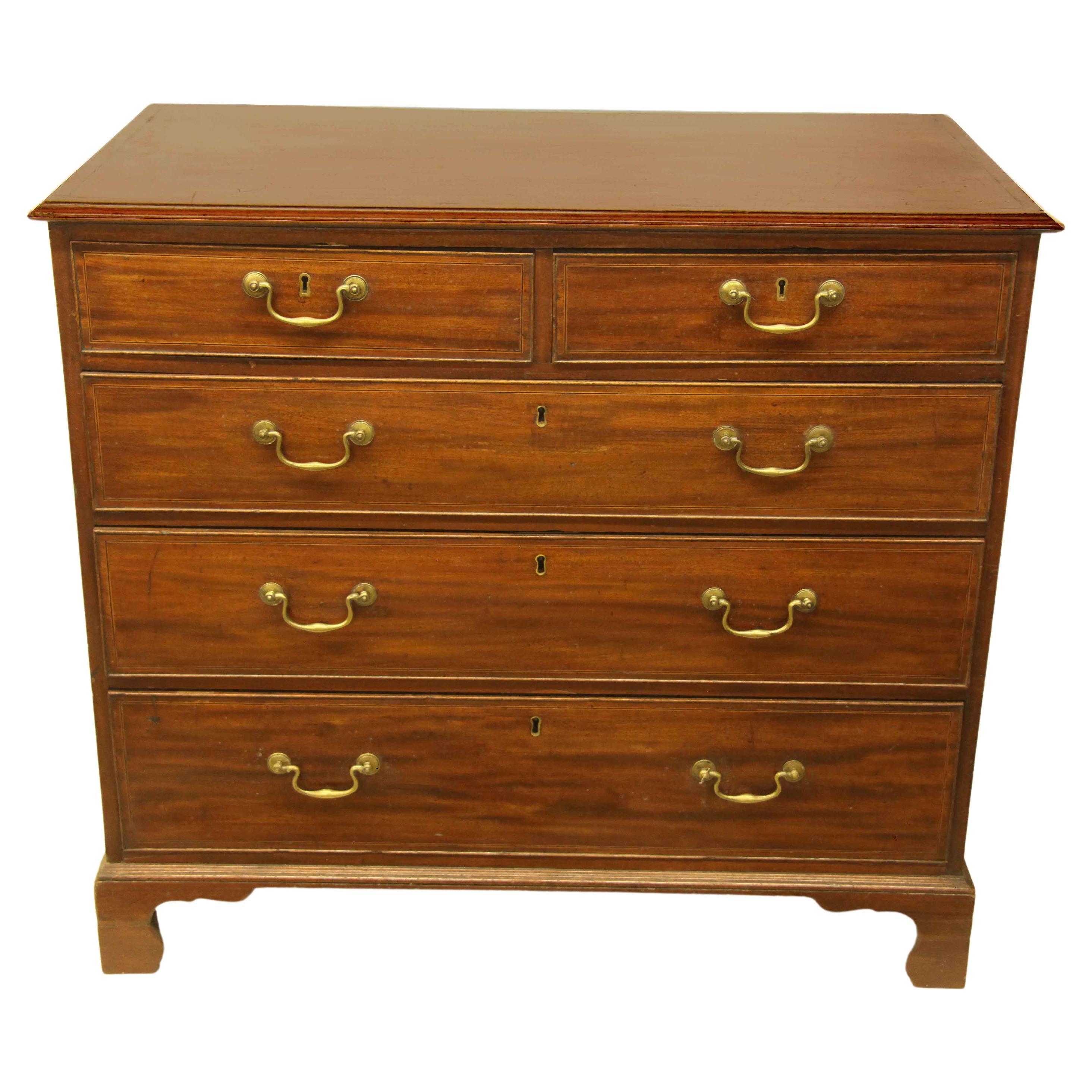 George III Mahogany Chest For Sale