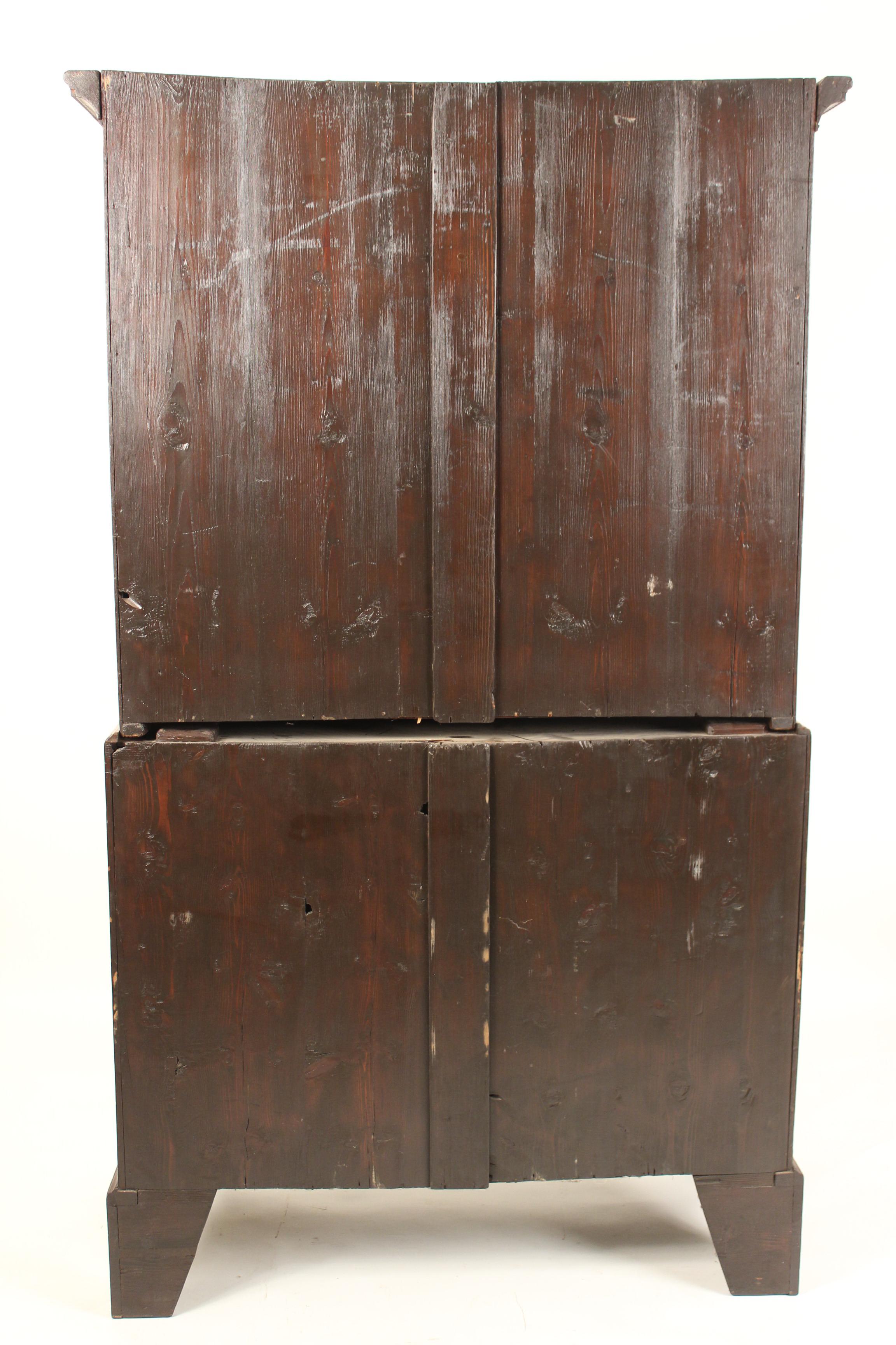 George III Mahogany Chest of Chest 6