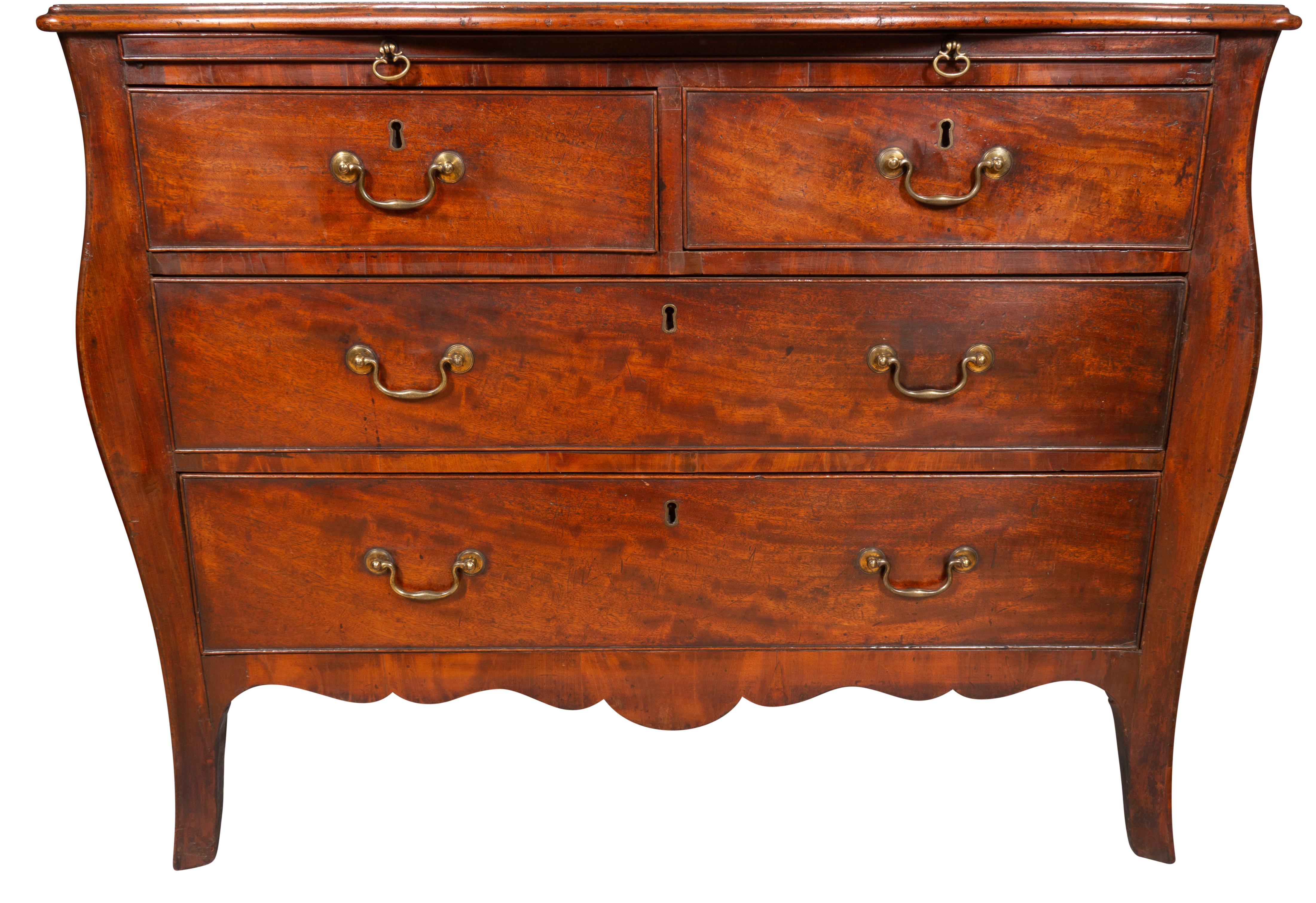 George III Mahogany Chest of Drawers For Sale 4