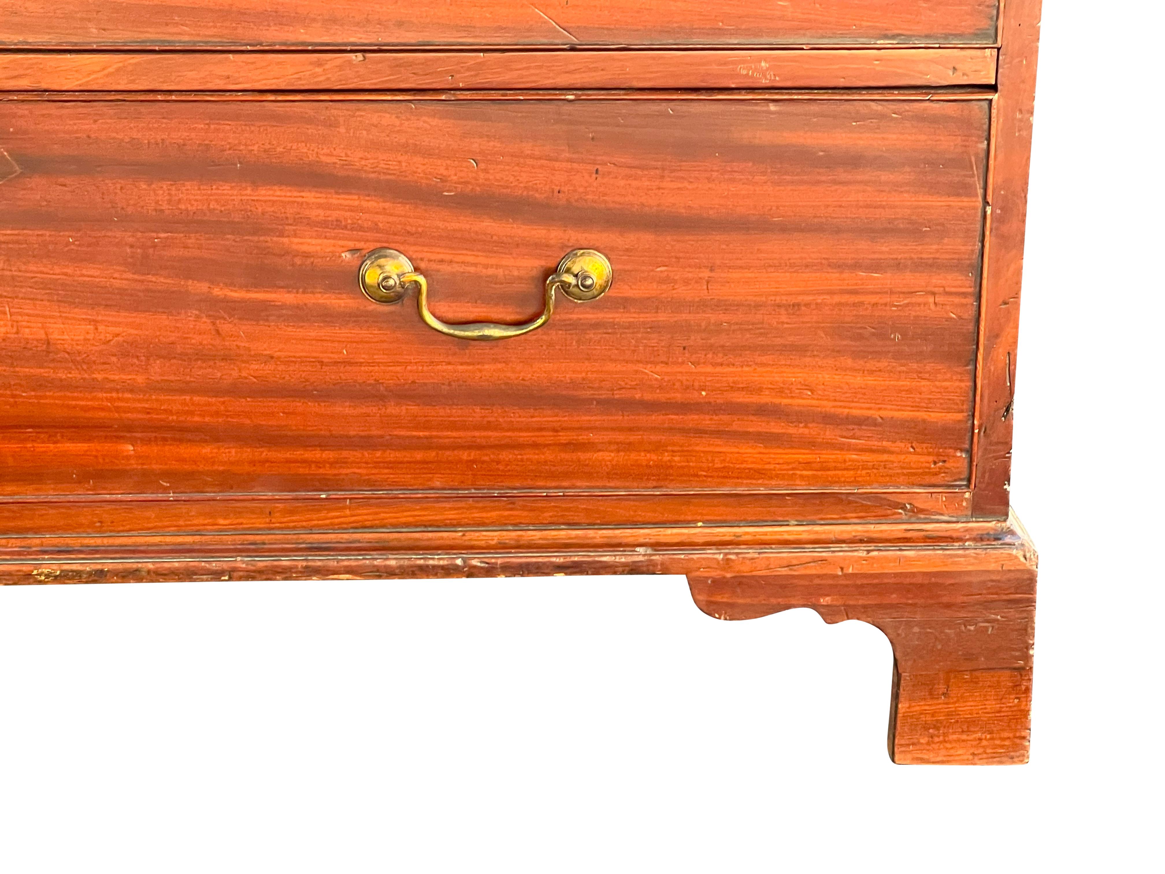 George III Mahogany Chest Of Drawers For Sale 5
