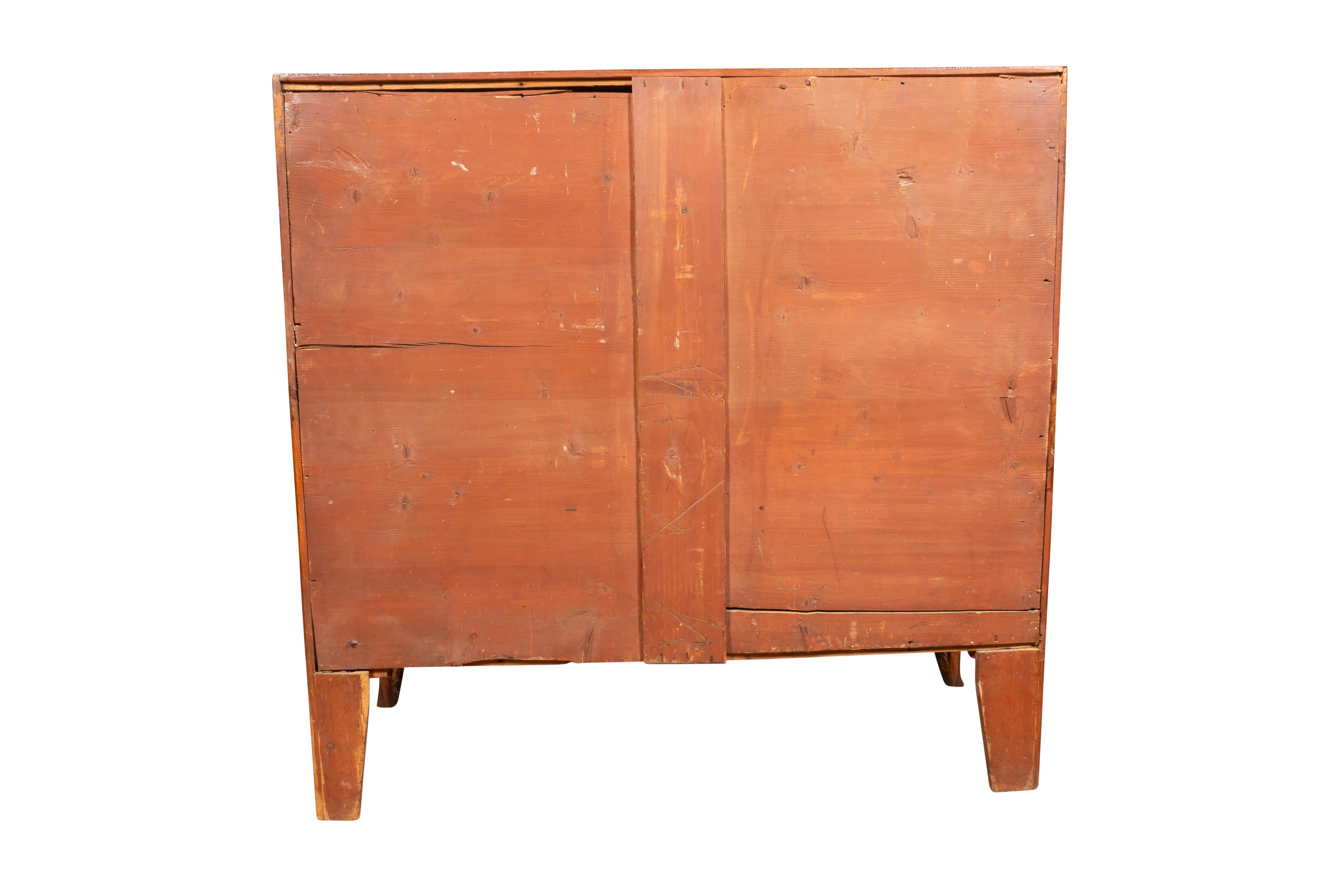 English George III Mahogany Chest Of Drawers For Sale