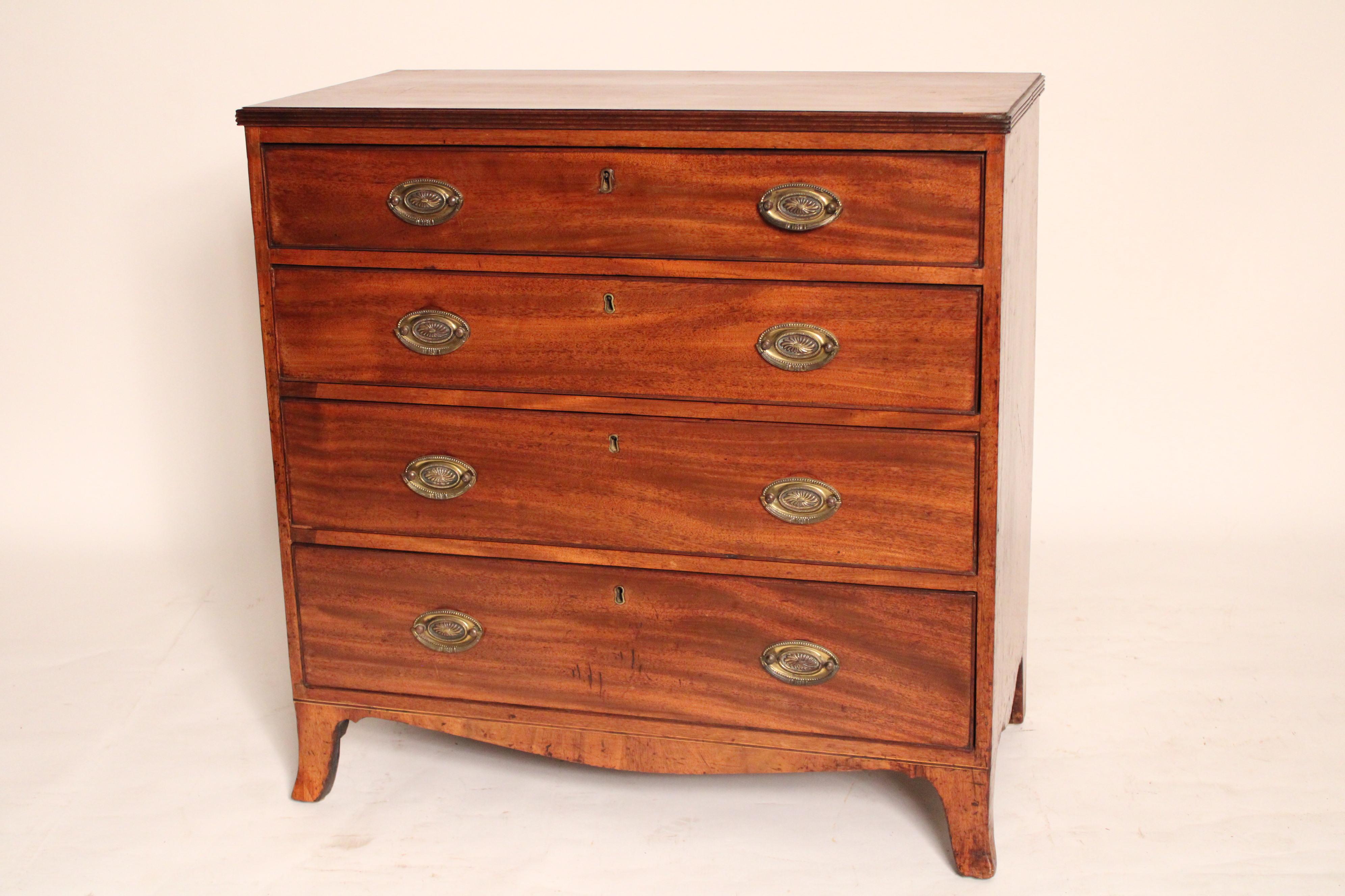 English George III Mahogany Chest of Drawers