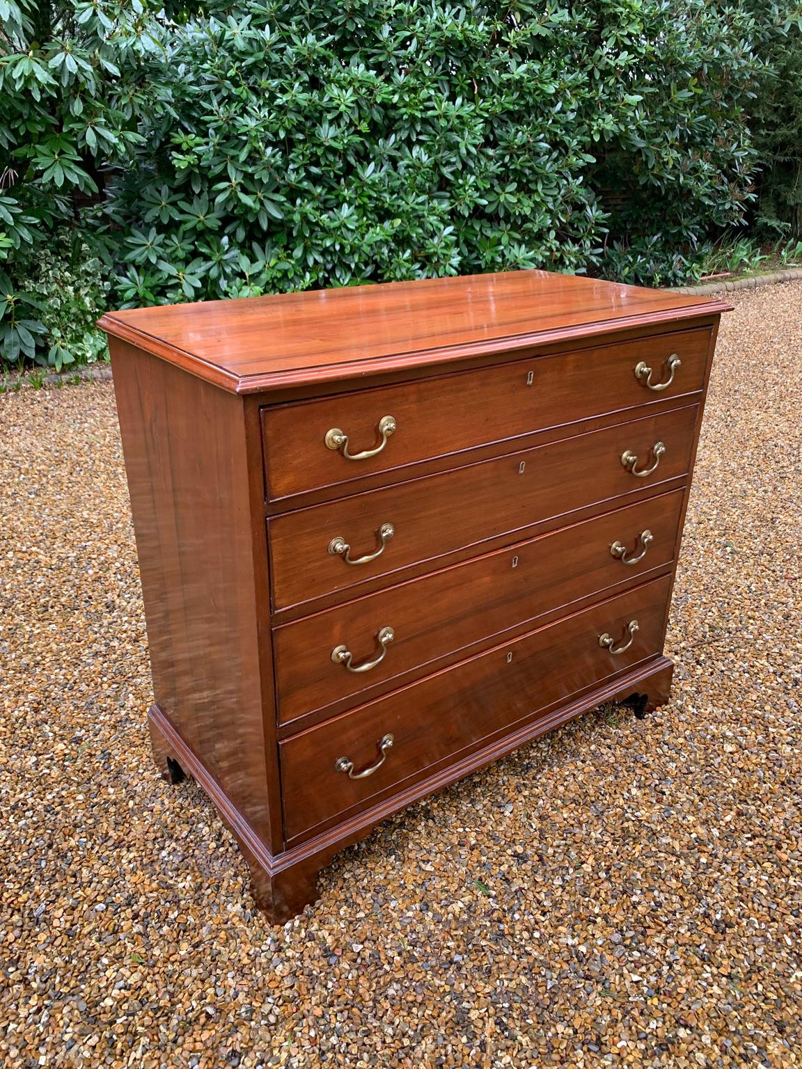 Hand-Crafted George III Mahogany Chest of Drawers
