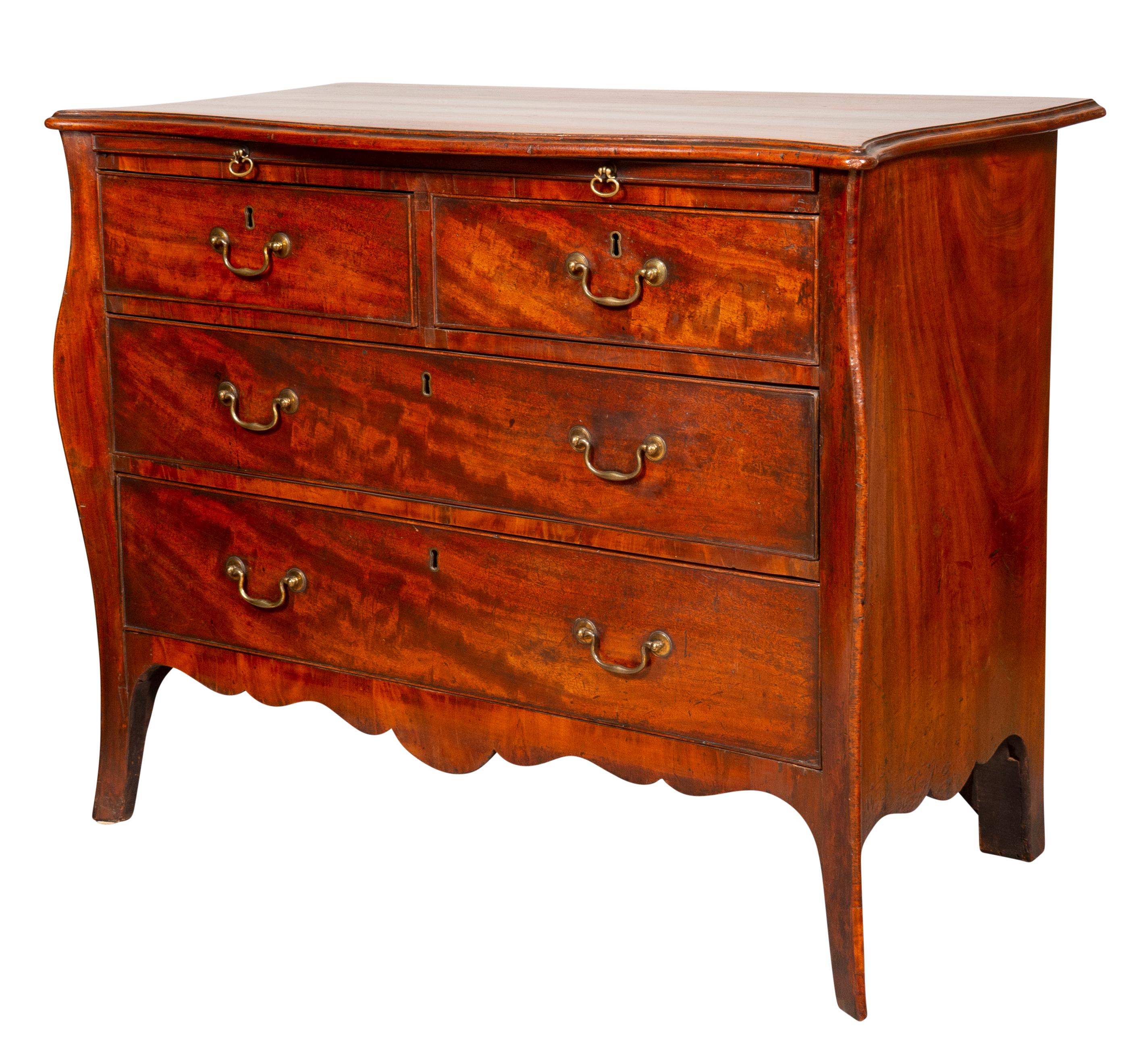George III Mahogany Chest of Drawers For Sale 2