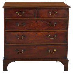 George III Mahogany Chest of Drawers, Two over Three Drawers, Circa 1820