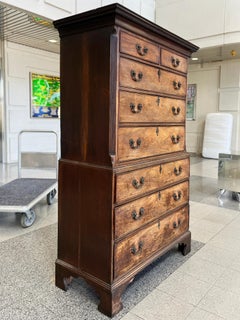 George III Mahogany Chest on Chest