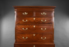 George III Mahogany Chest on Chest