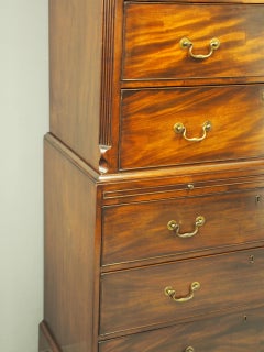 George III Mahogany Chest on Chest