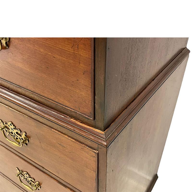 Mahogany George III mahogany Chest on Chest