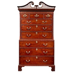 George III Mahogany Chest on Chest