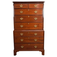 George III Mahogany Chest on Chest