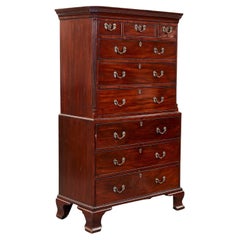 George III Mahogany Chest on Chest