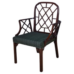 George III Mahogany ‘Cockpen’ Armchair’