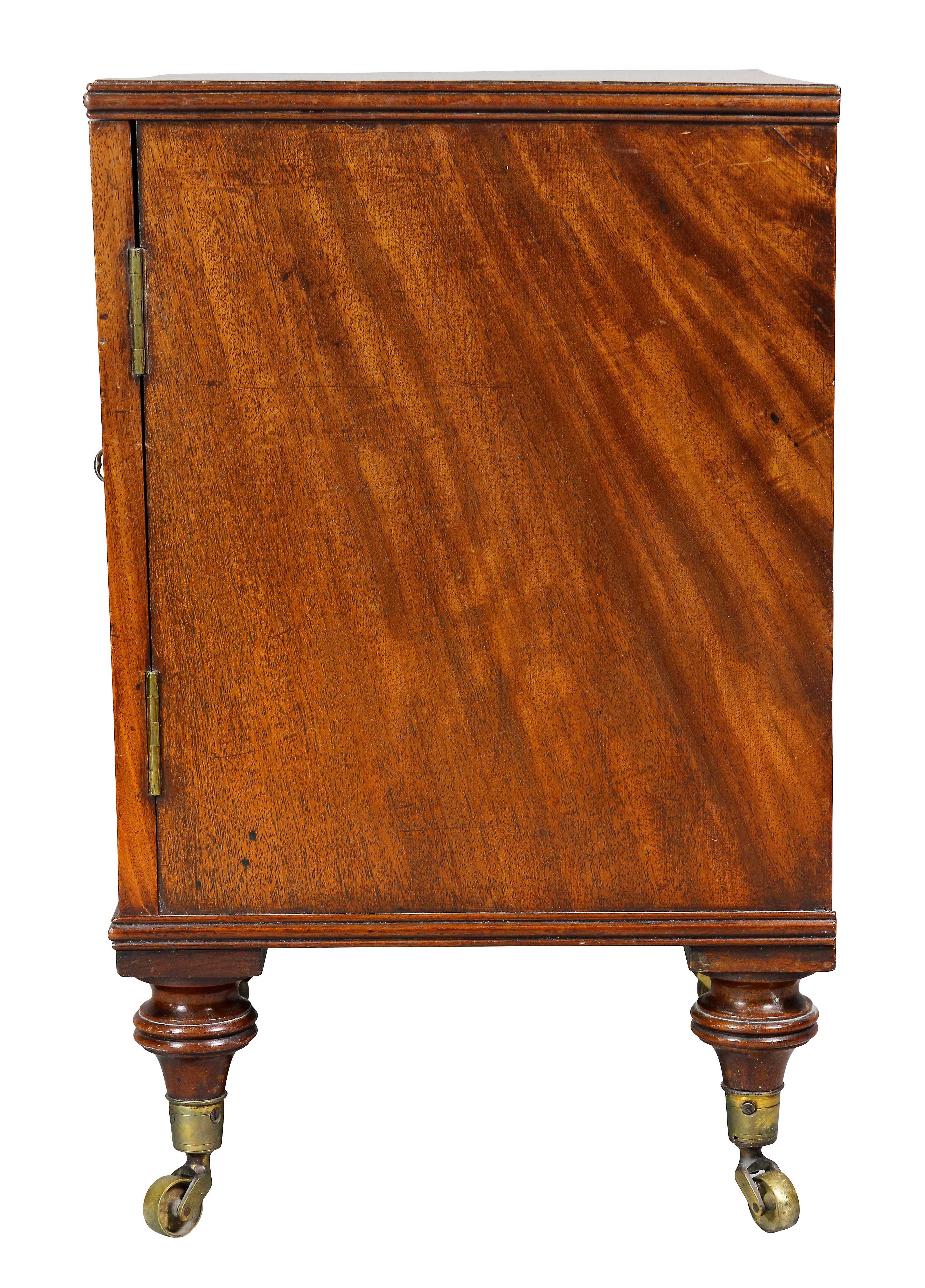 George III Mahogany Collectors Cabinet For Sale 3