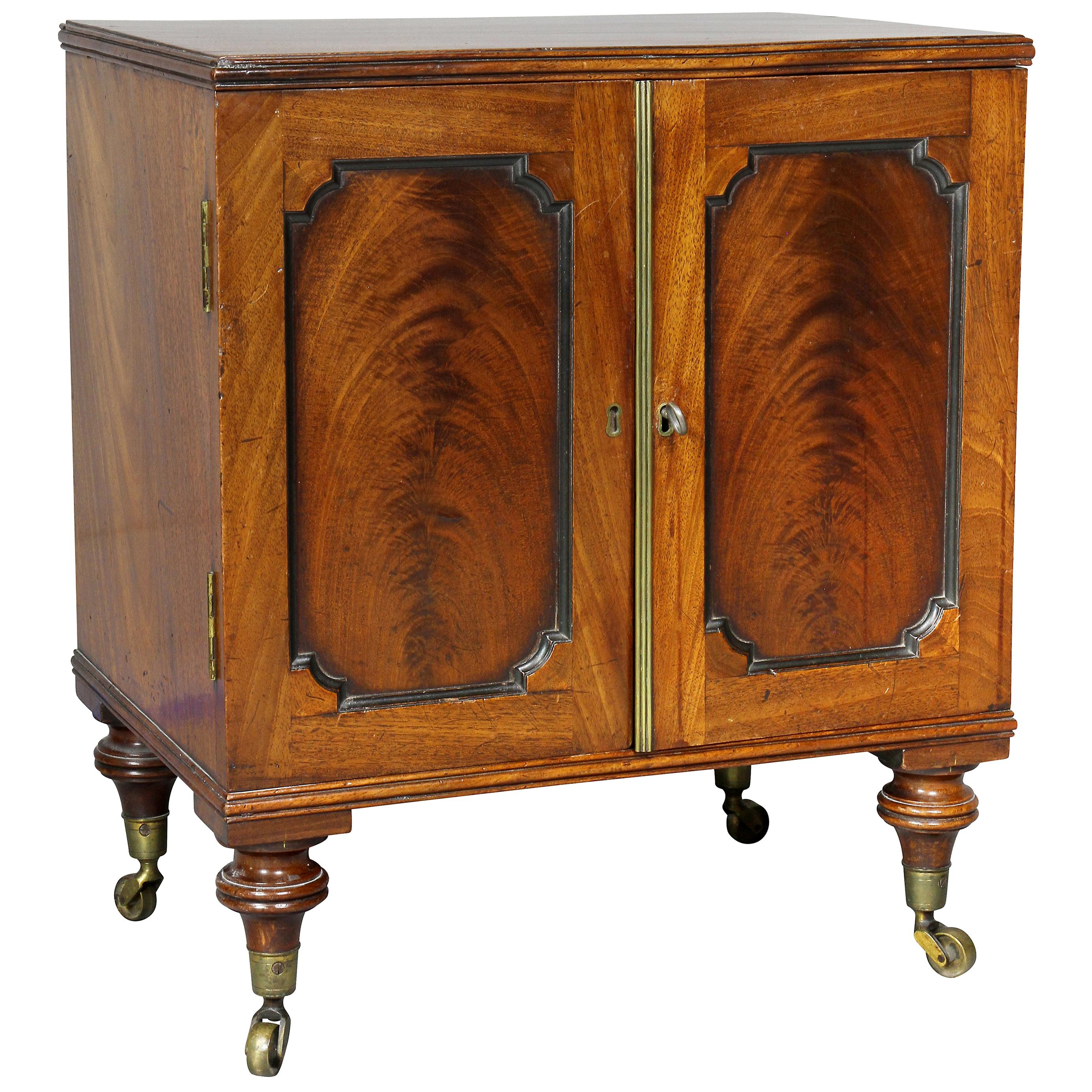 George III Mahogany Collectors Cabinet For Sale