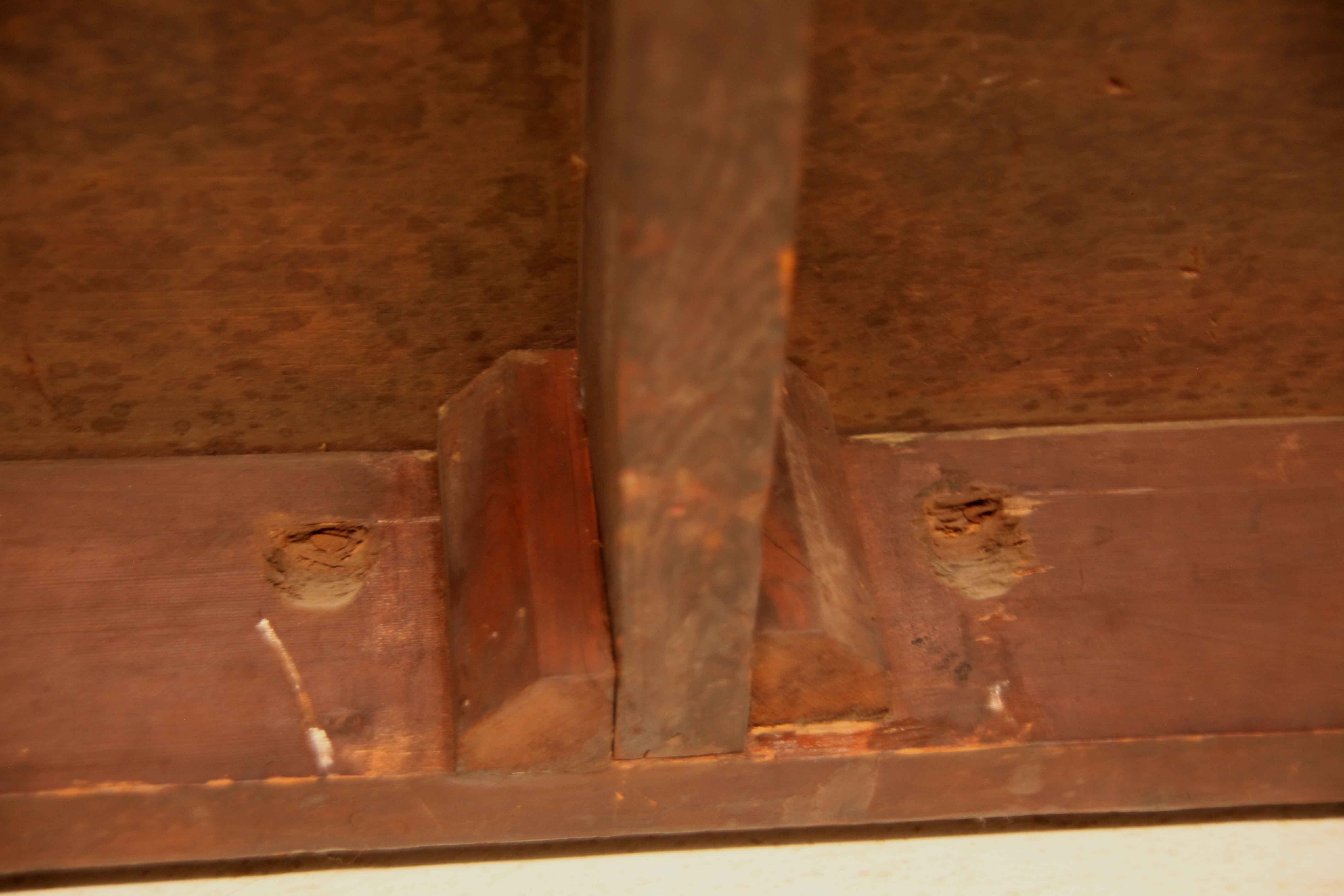 George III Mahogany Console Table For Sale 7