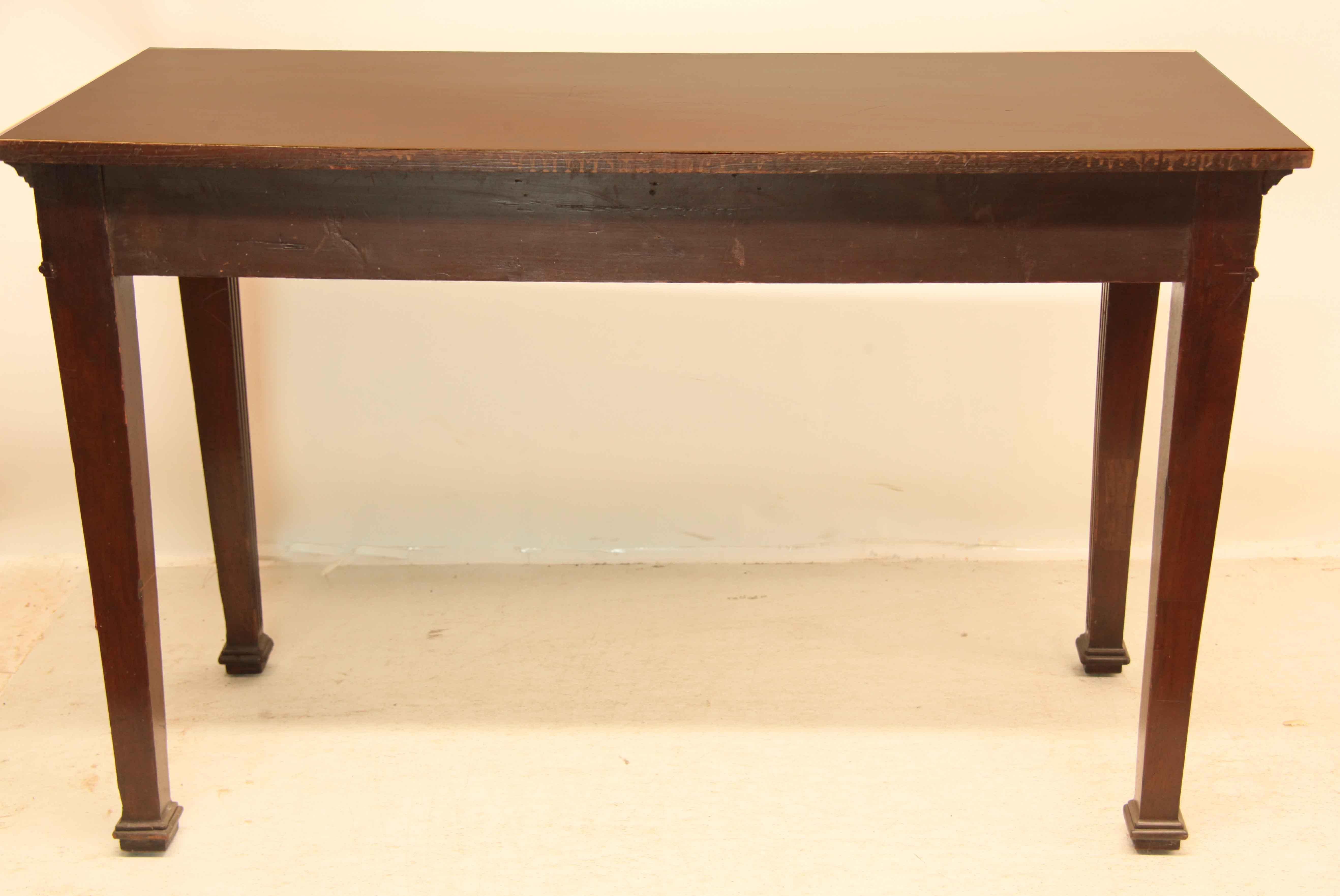 George III Mahogany Console Table For Sale 3