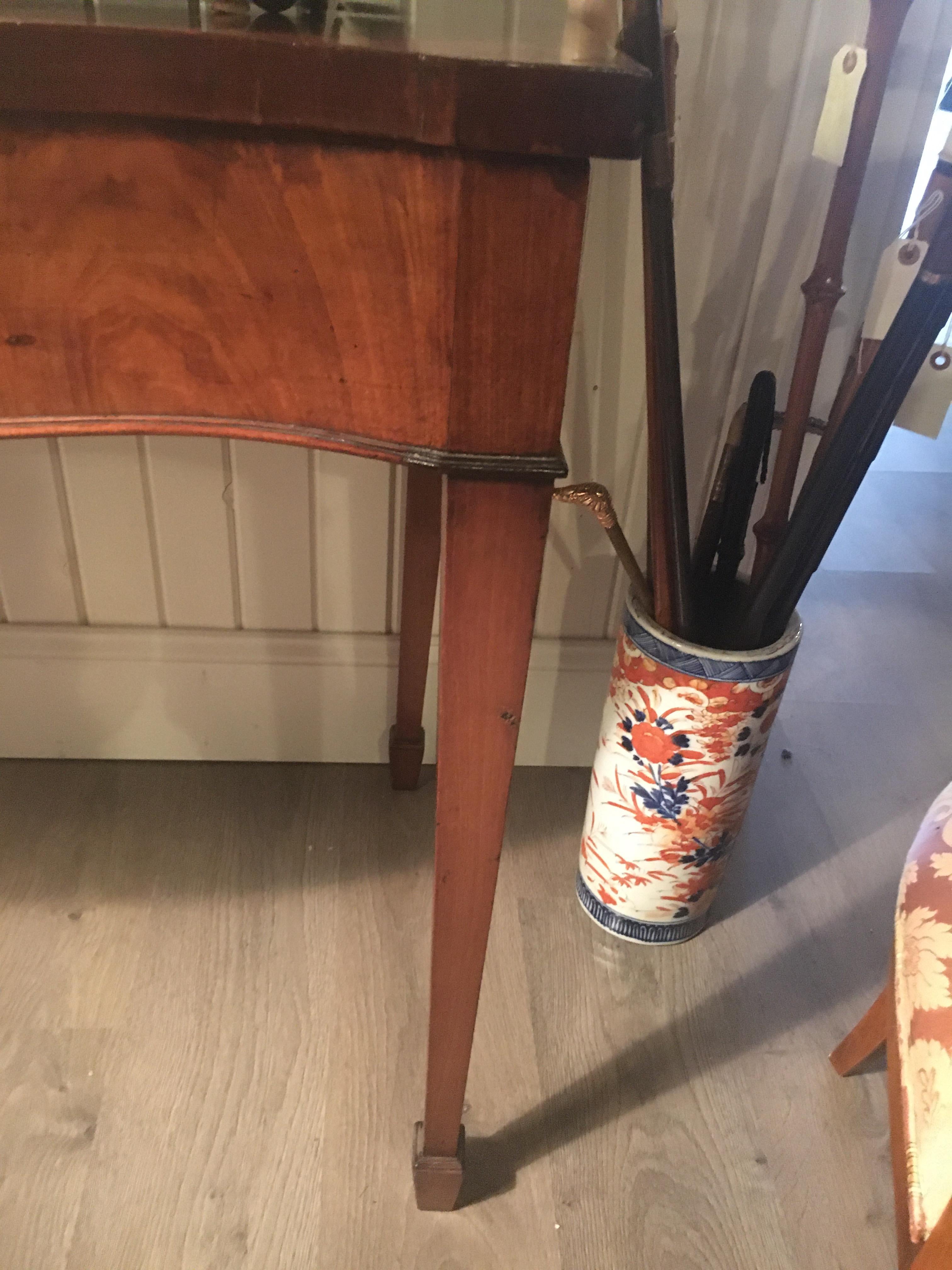 George III Mahogany Console Table Late 18th Century In Excellent Condition For Sale In Buchanan, MI