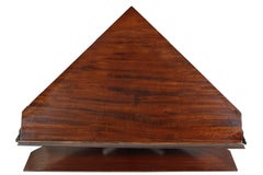 George III Mahogany Corner Reading Stand