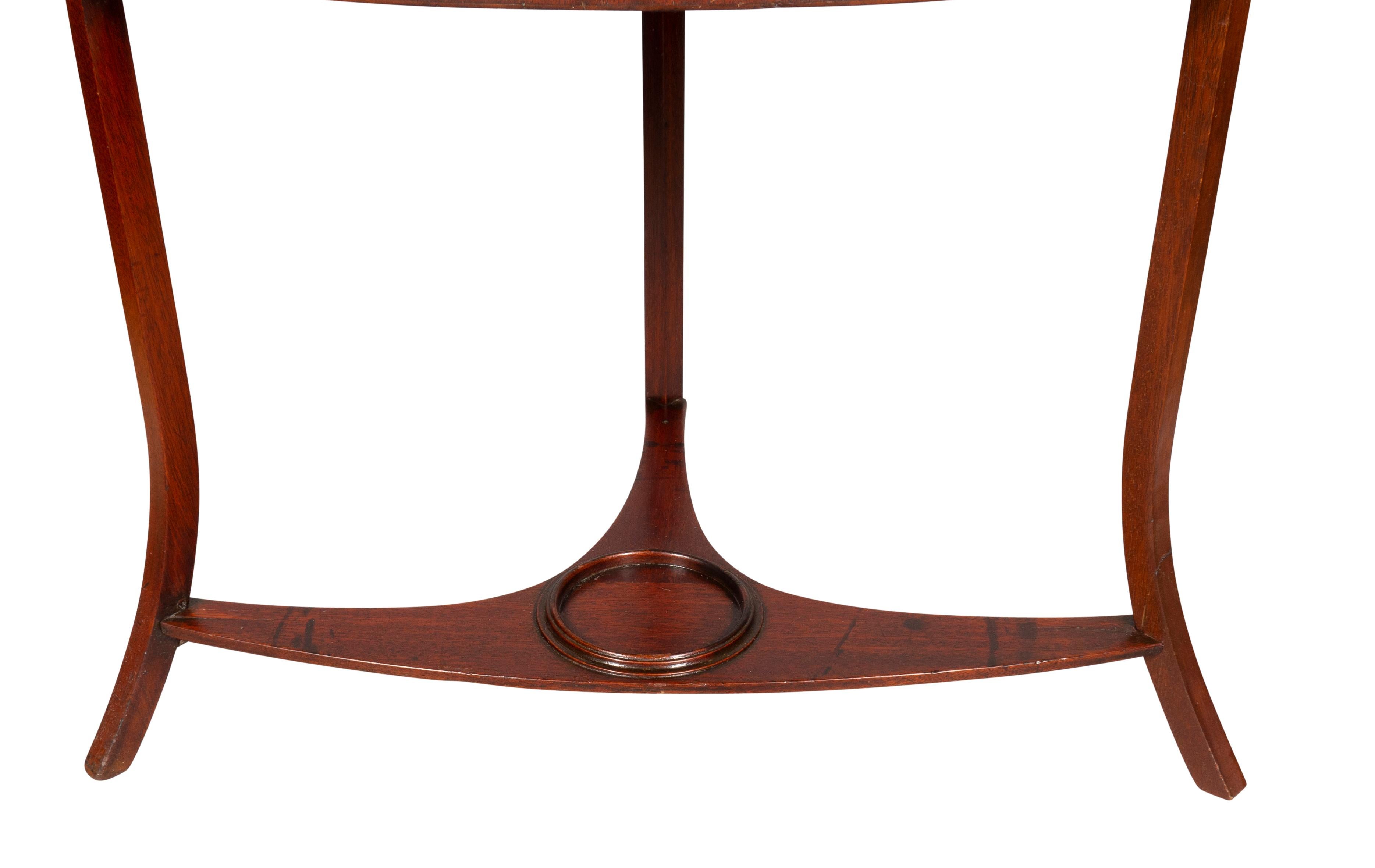 George III Mahogany Corner Table 7