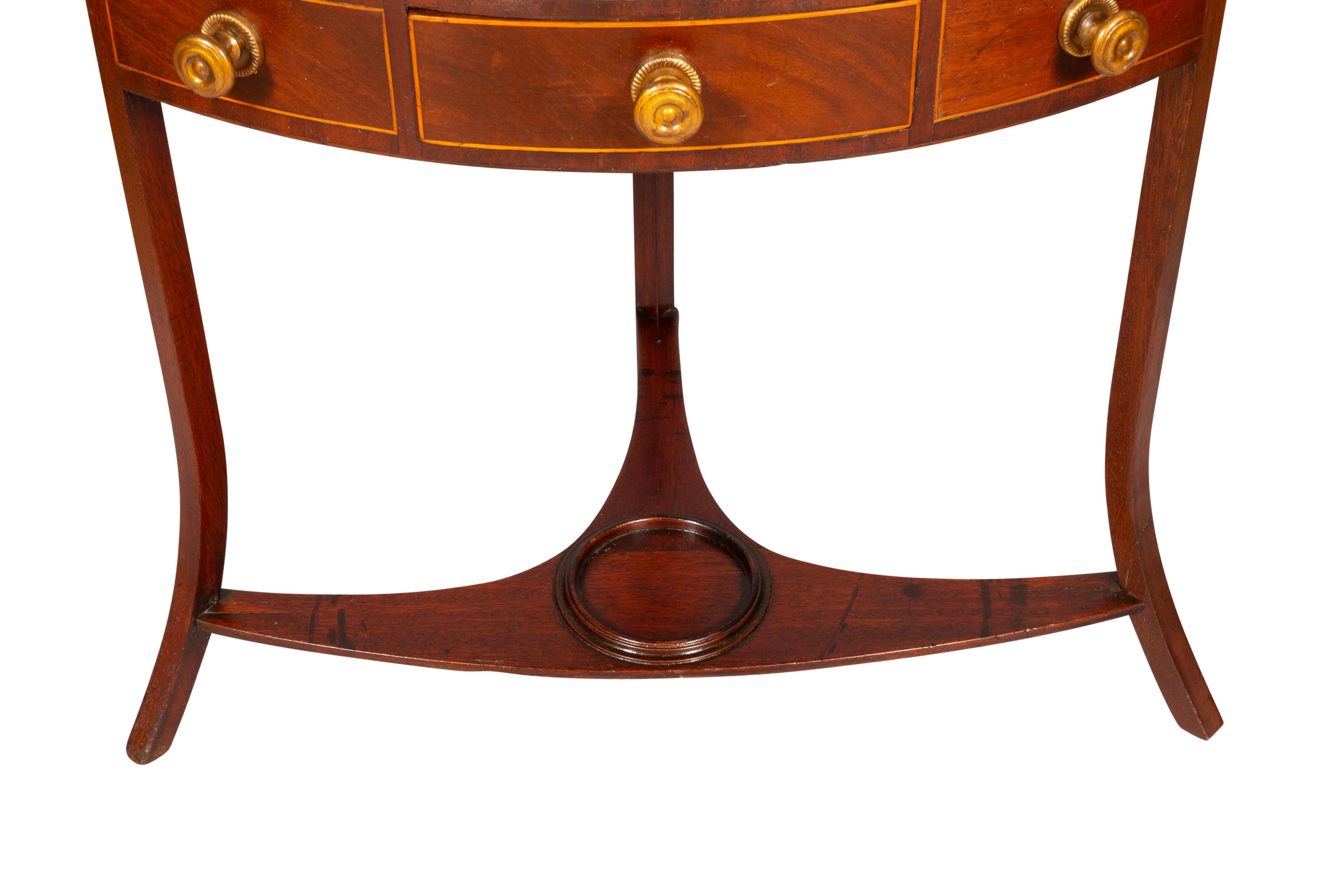 George III Mahogany Corner Table 2