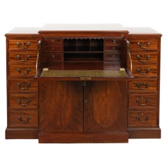 George III Mahogany Desk or Secretary Attributed to Gillows, English 1790
