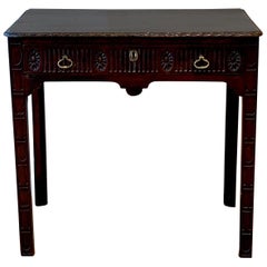 George III Mahogany Diminutive Console Table
